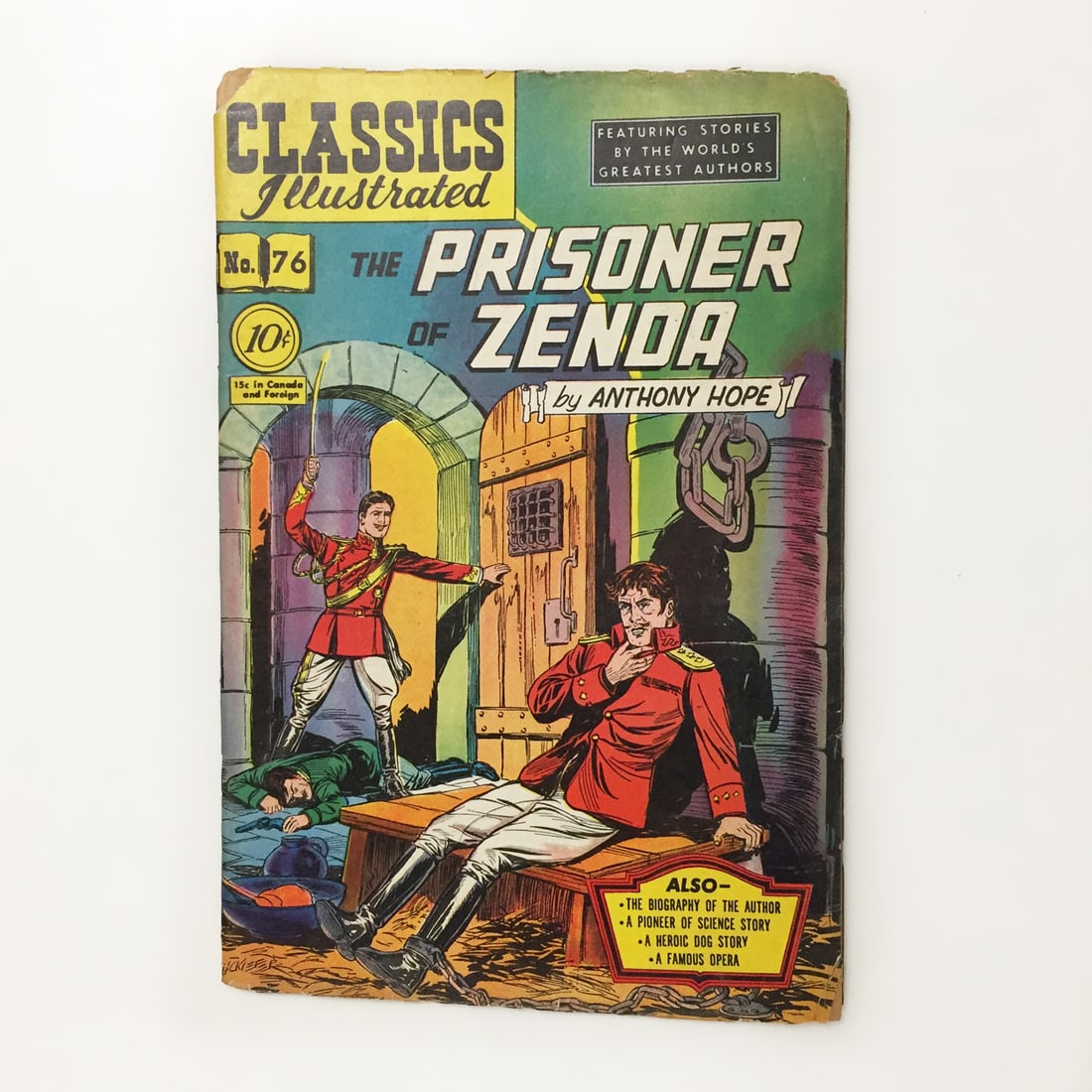 CLASSICS ILLUSTRATED #76 1950 Prisoner of Zenda comic (1 of 5)