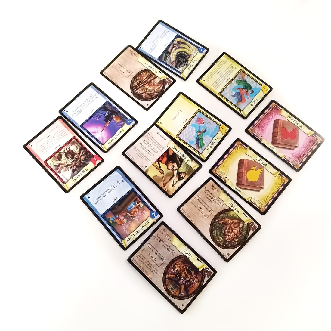 Lot of 12 HARRY POTTER trading cards game (1 of 2)