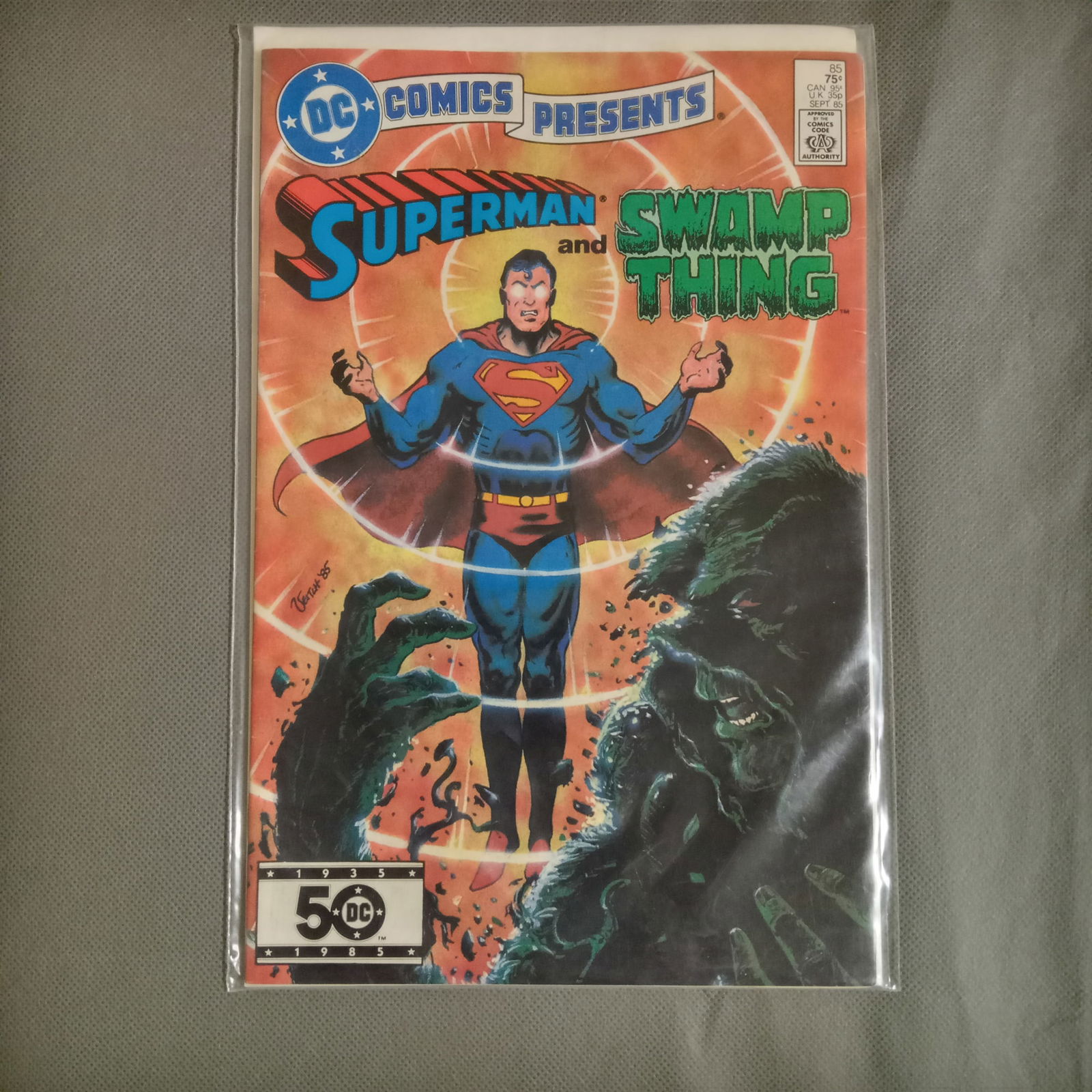 DC Comics Present SUPERMAN and SWAMP THING #85 comics (1 of 1)