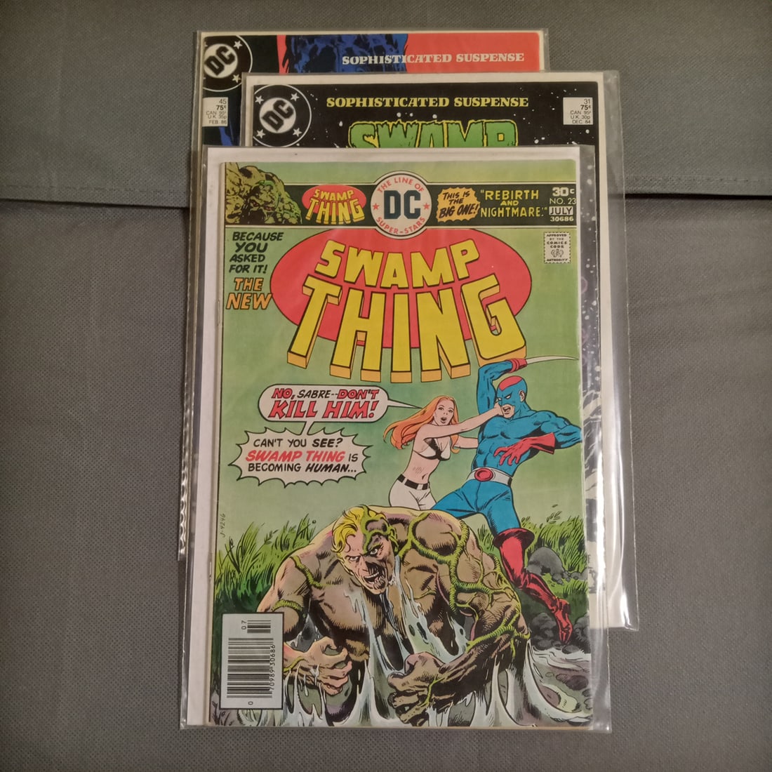 3 SWAMP THING 23 31 45 comic books (1 of 4)
