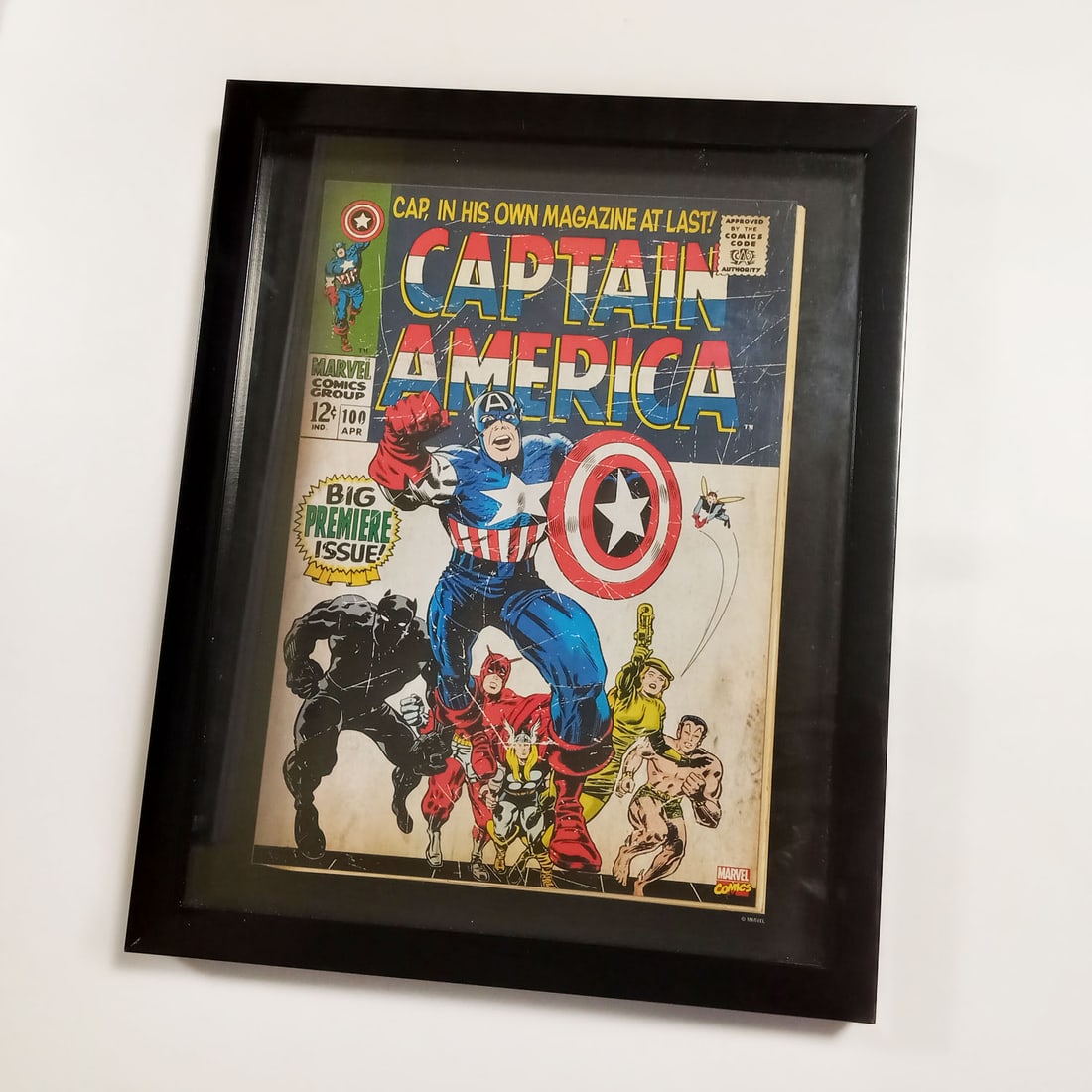 CAPTIAN AMERICA #100 comic book picture print (1 of 2)