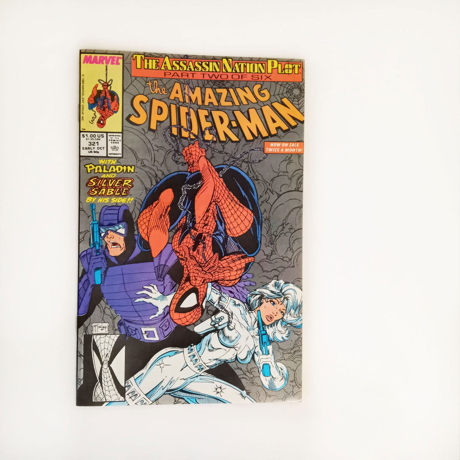Assassin Nation Plot 2of6 AMAZING SPIDERMAN #321 1989 (1 of 5)
