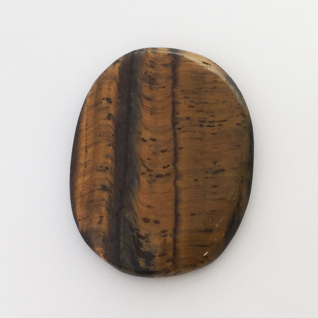 Tiger eye oval shape flat slab cabochon, 70.28 cts (1 of 3)
