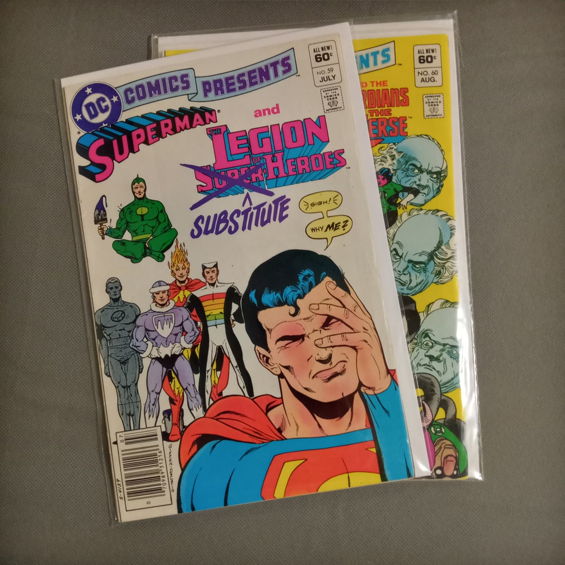 2 DC Comics Present SUPERMAN and ? #59, 60 comic books (1 of 3)
