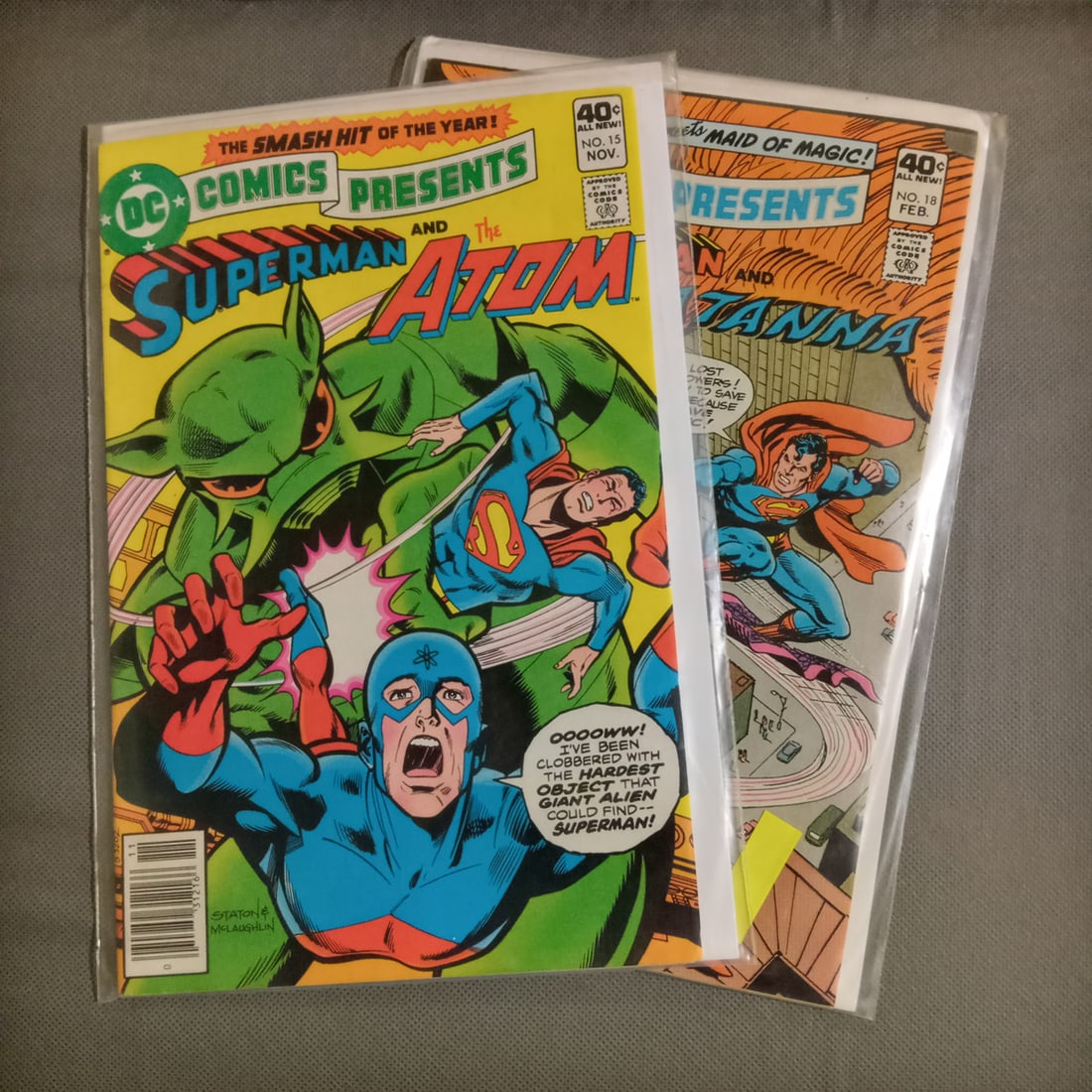 2 DC Comics Present SUPERMAN and ? #15, 18 comic books (1 of 3)