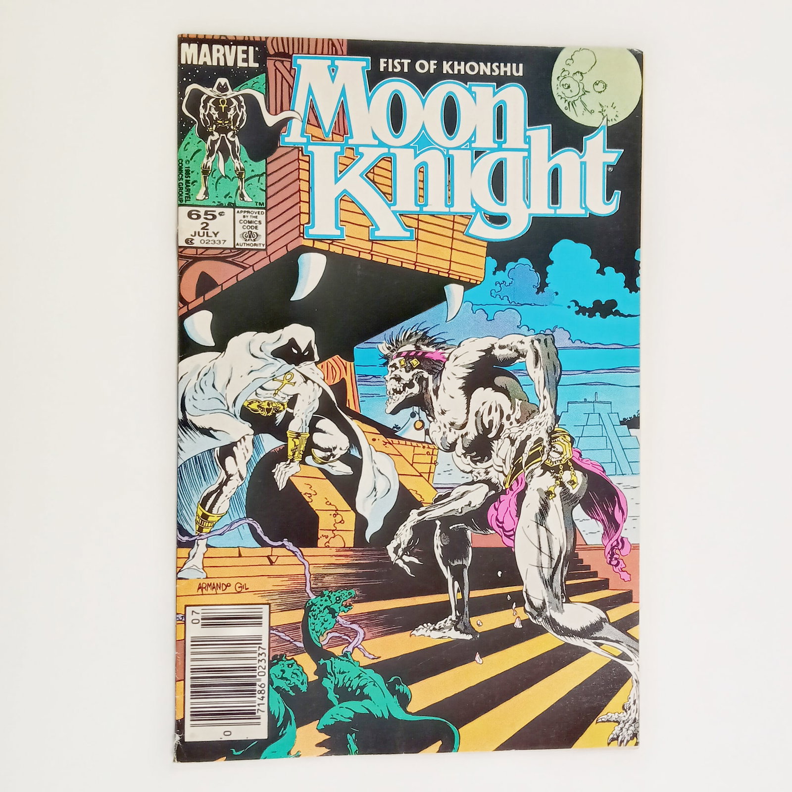 FIST OF KHONSHU MOON NIGHT #2 1985 comic book Marvel (1 of 7)