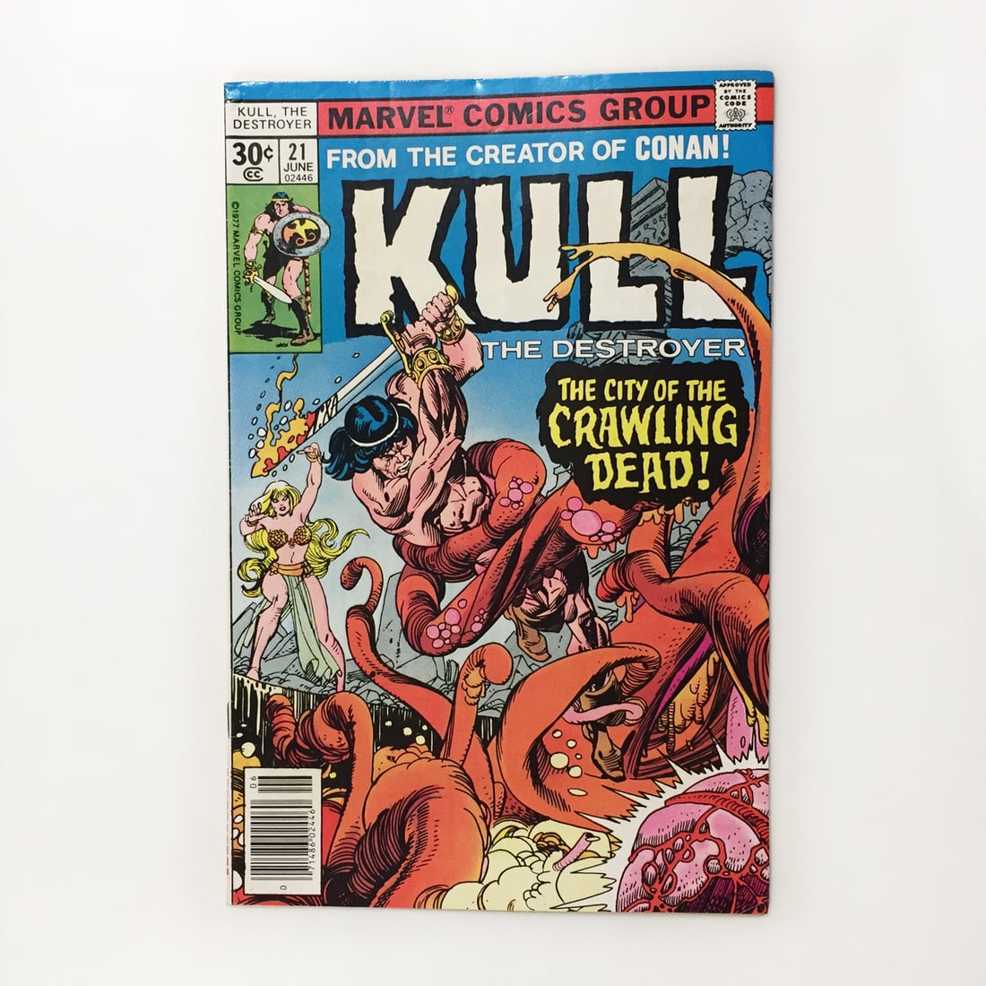 KULL #21 1977 comic book Marvel (1 of 4)