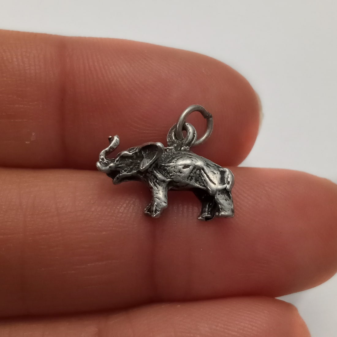 Vintage sterling silver 3D Elephant charm (1 of 3)