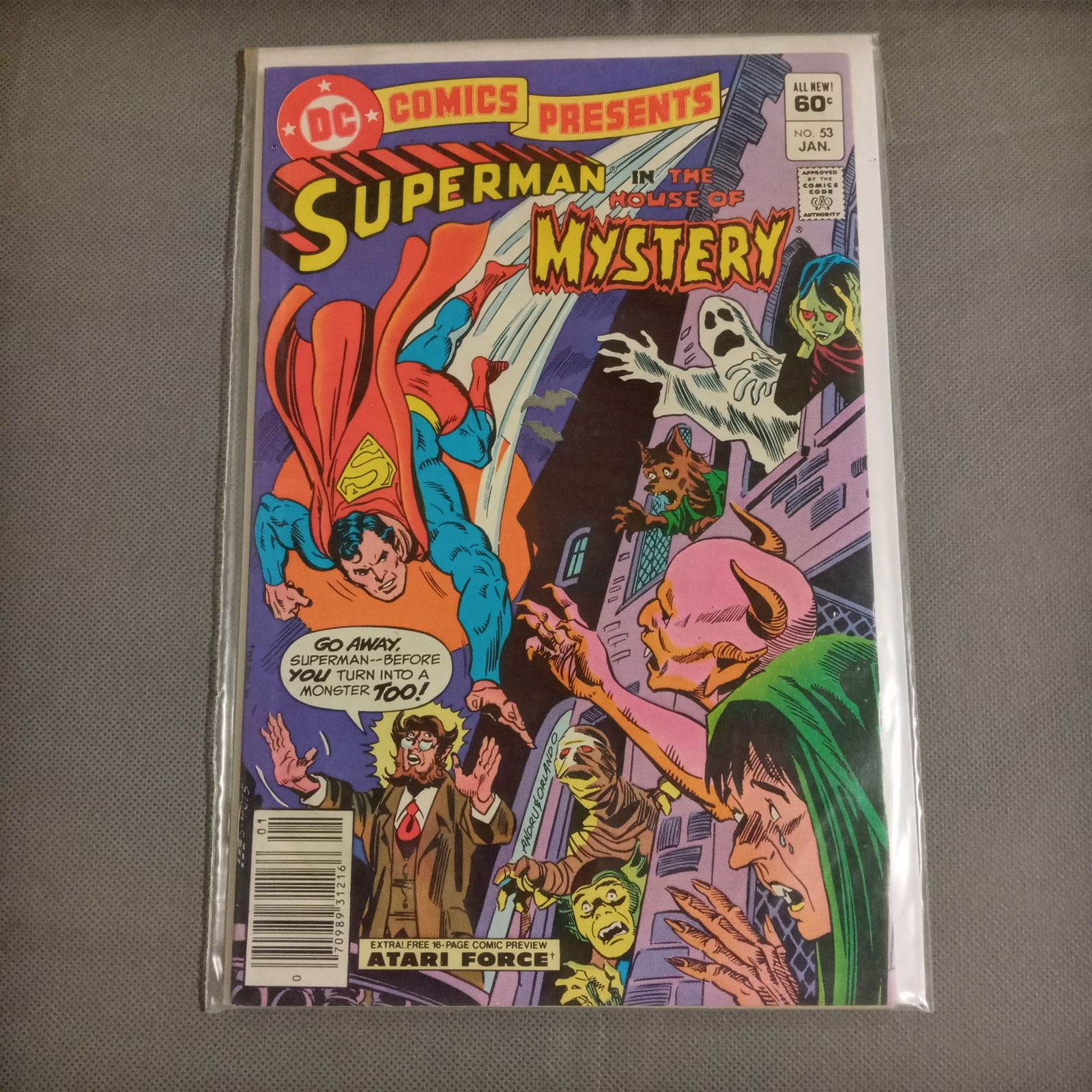 DC Comics Present SUPERMAN HOUSE of MYSTERY #53 comics (1 of 1)