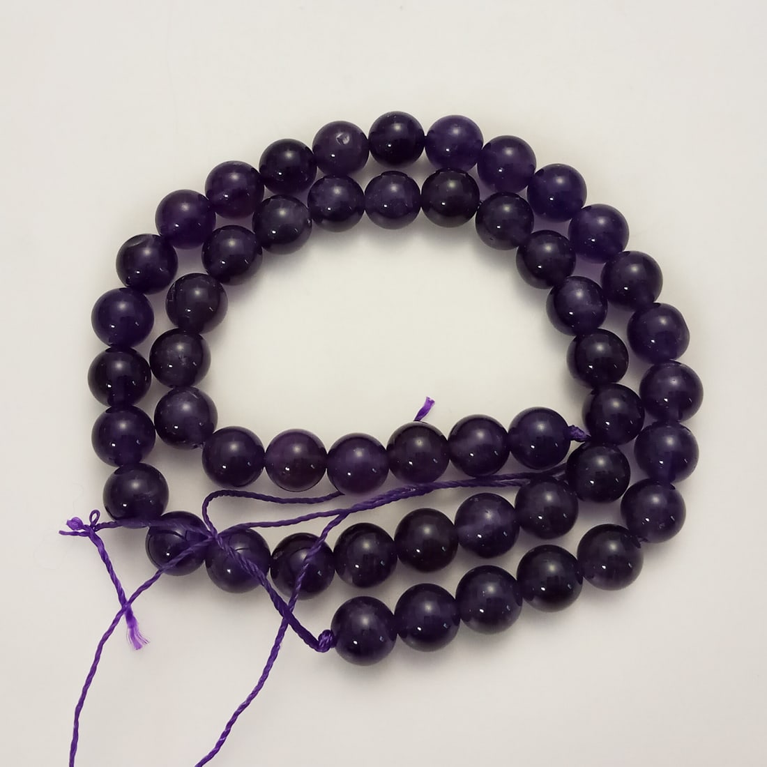 8 mm round shape Amethyst beads strand (1 of 2)