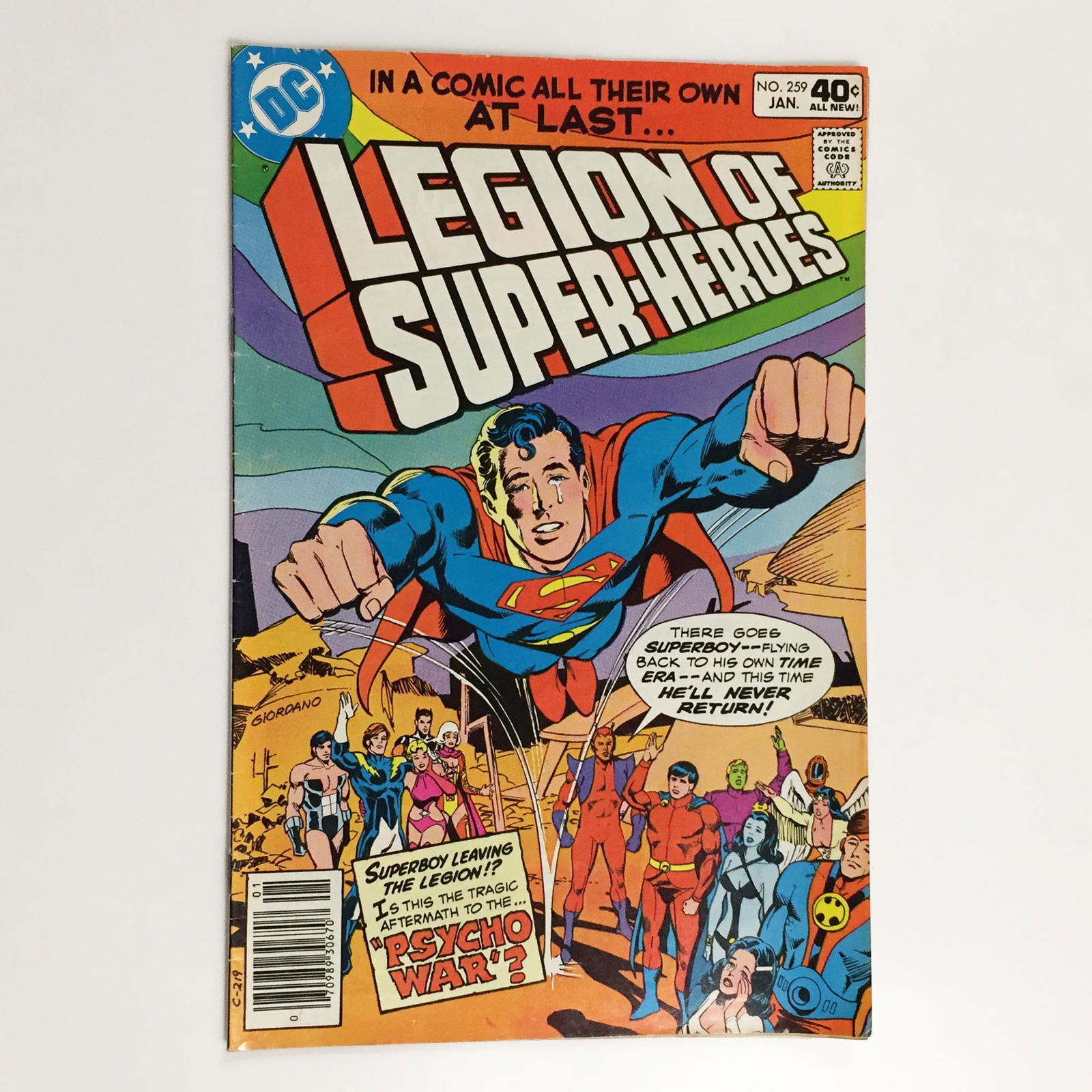LEGION OF SUPER-HEROES #259 1980 comic book DC (1 of 5)