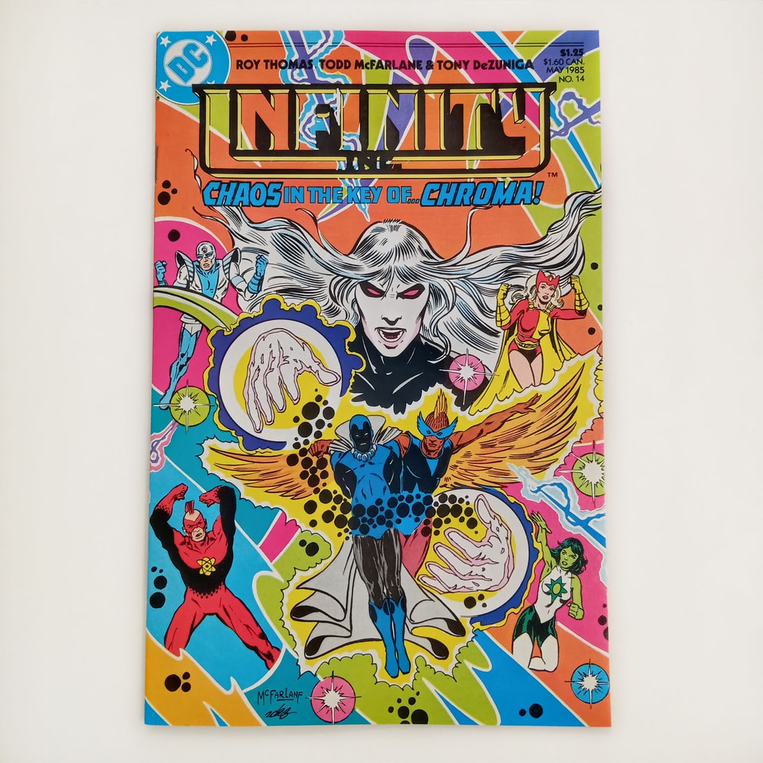 INFINTY INC. #14 1985 DC comic book (1 of 4)
