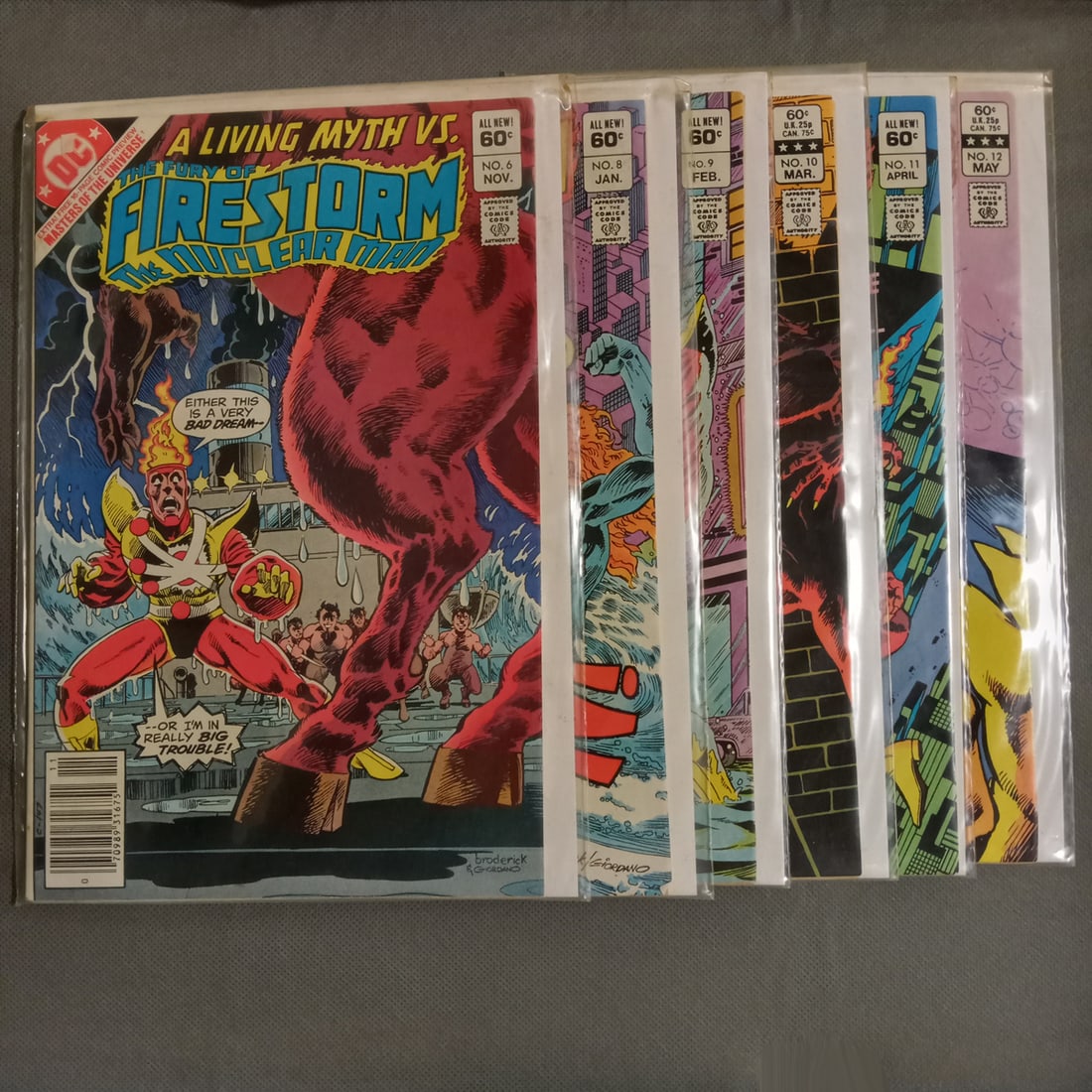 6 FIRESTORM The NUCLEAR MAN #6, 8-12 comic books (1 of 7)