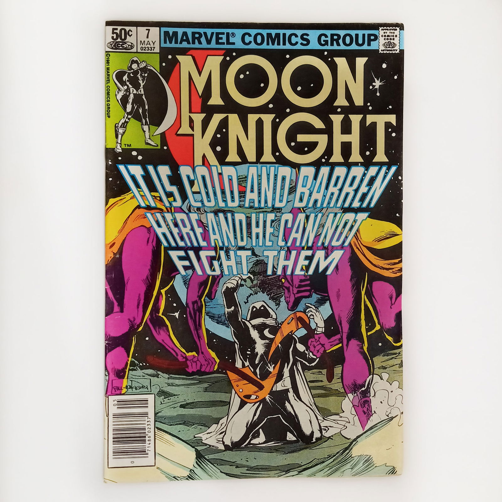 MOON NIGHT #7 1981 comic book Marvel comic group (1 of 3)