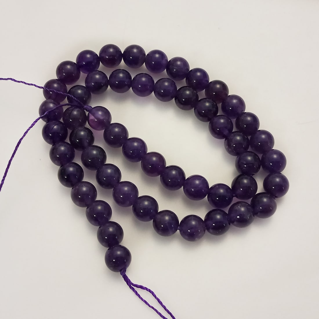 8 mm round shape Amethyst beads strand (1 of 2)