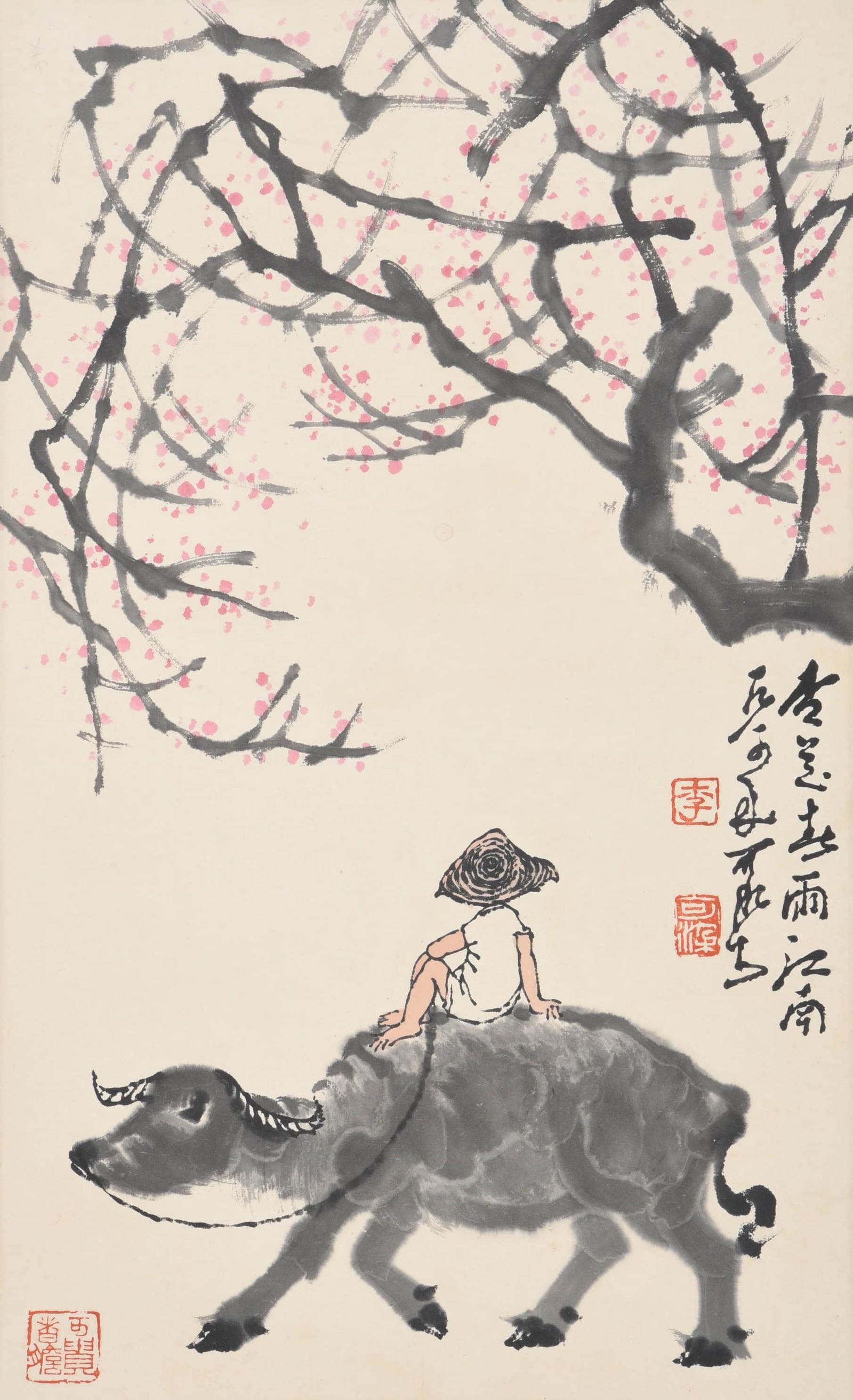 A Chinese Painting, Li Keran Mark: Length:55cm, Width:34cm,
