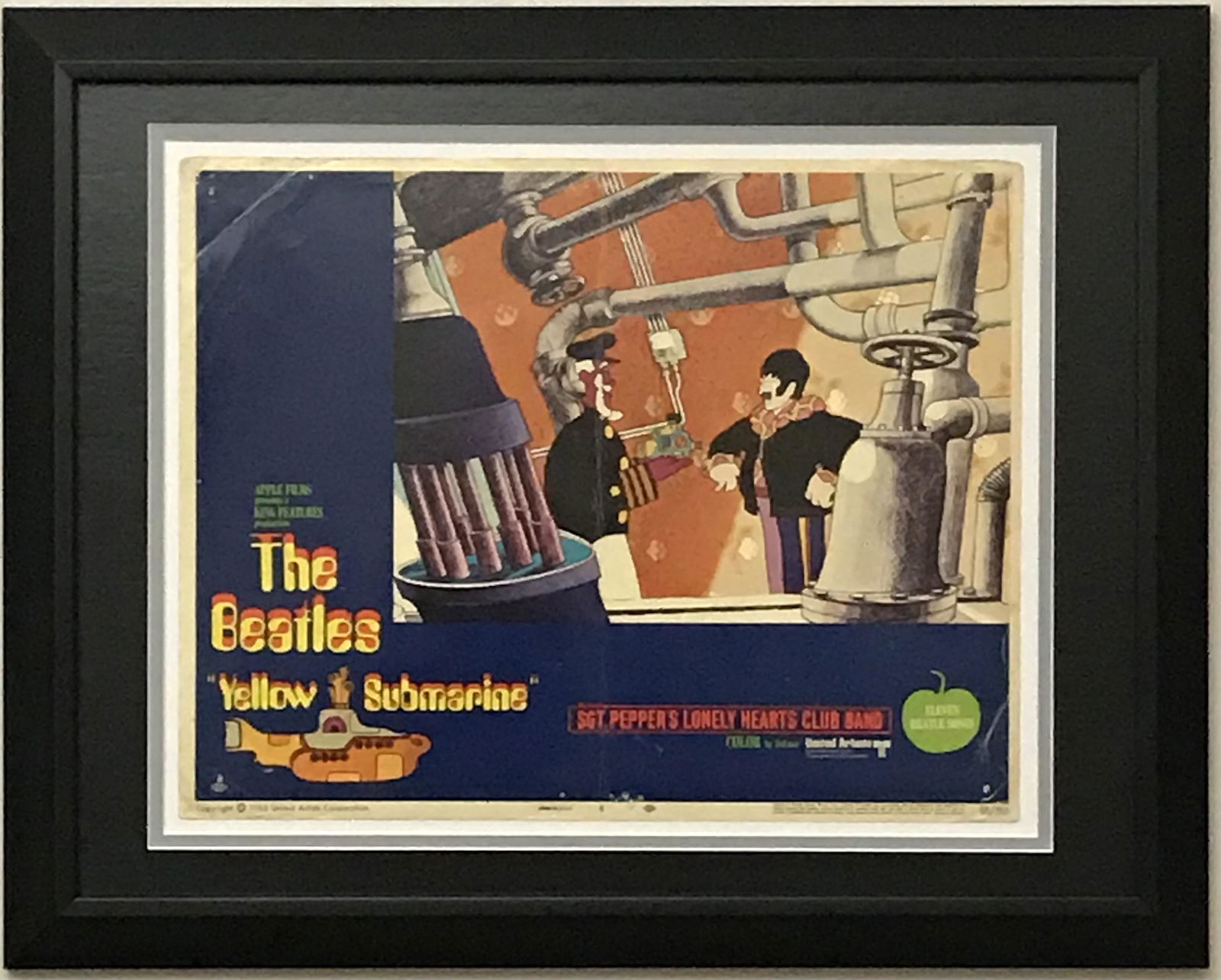 Beatles 1968 Yellow Submarine Lobby Card #8 (1 of 5)