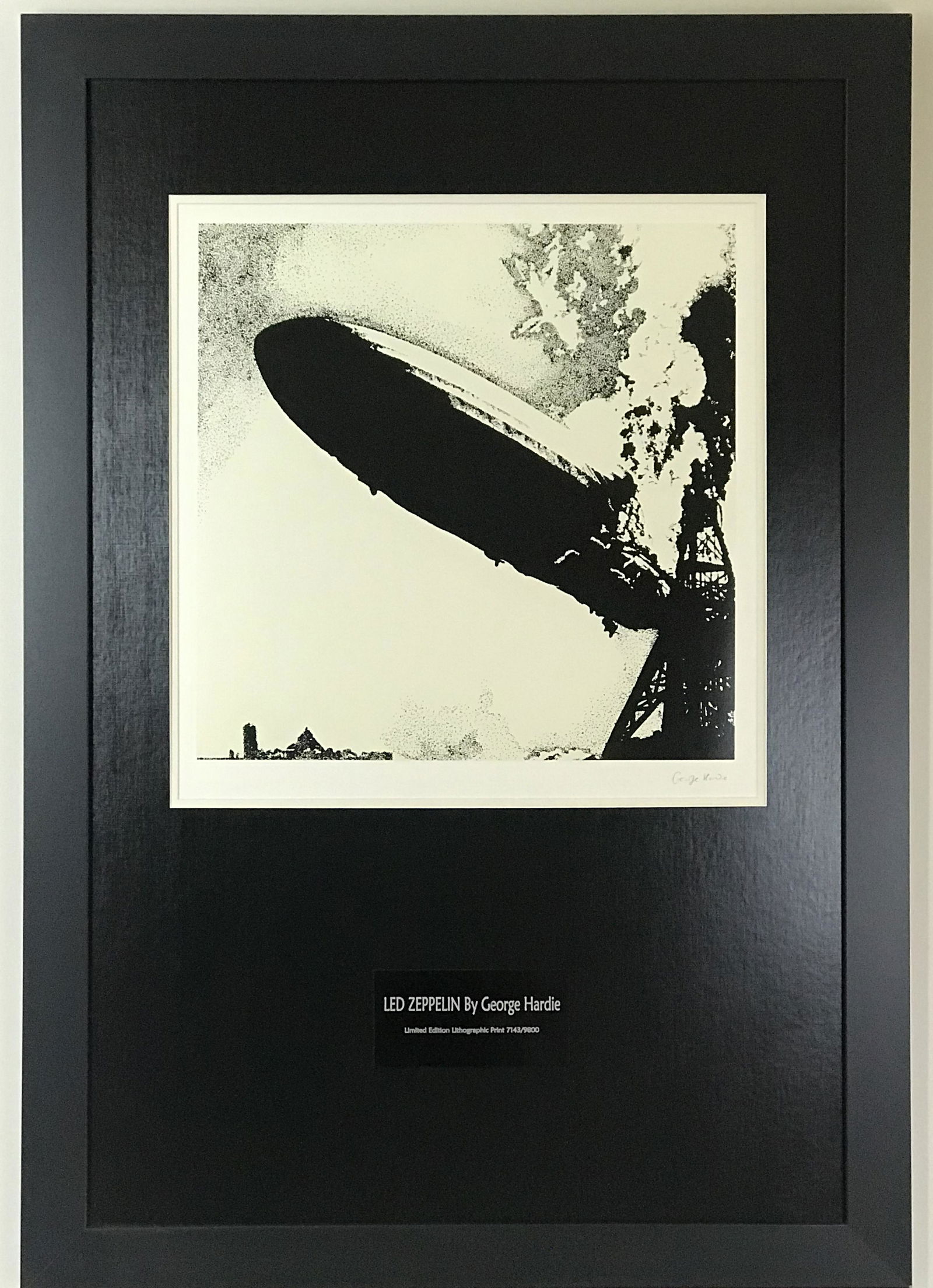 Led Zeppelin I Lithograph by orig. artist George Hardie (1 of 5)