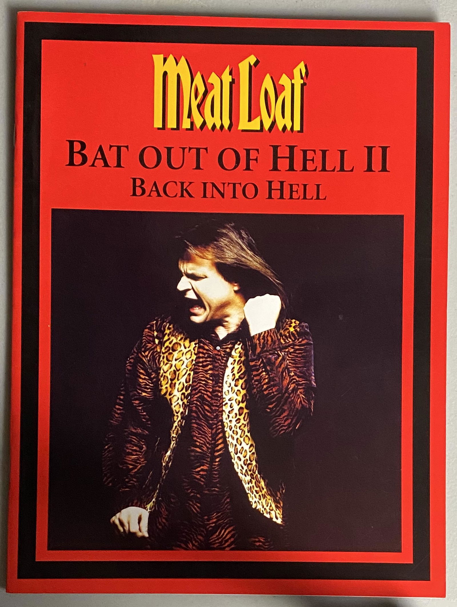 Meatloaf Bat Out Of Hell II 1993 Tour Program (1 of 3)