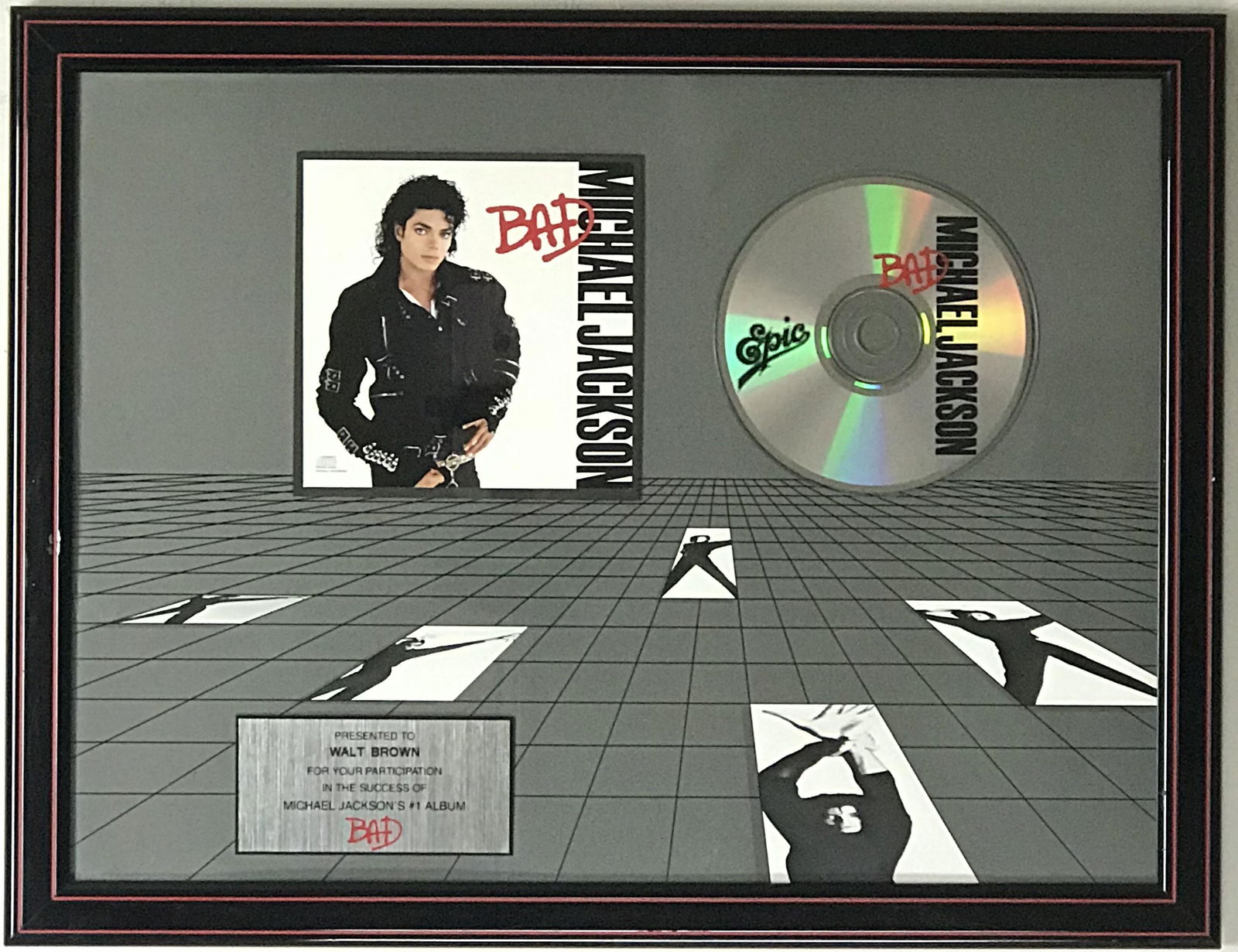 Michael Jackson Bad Label Award (1 of 6)