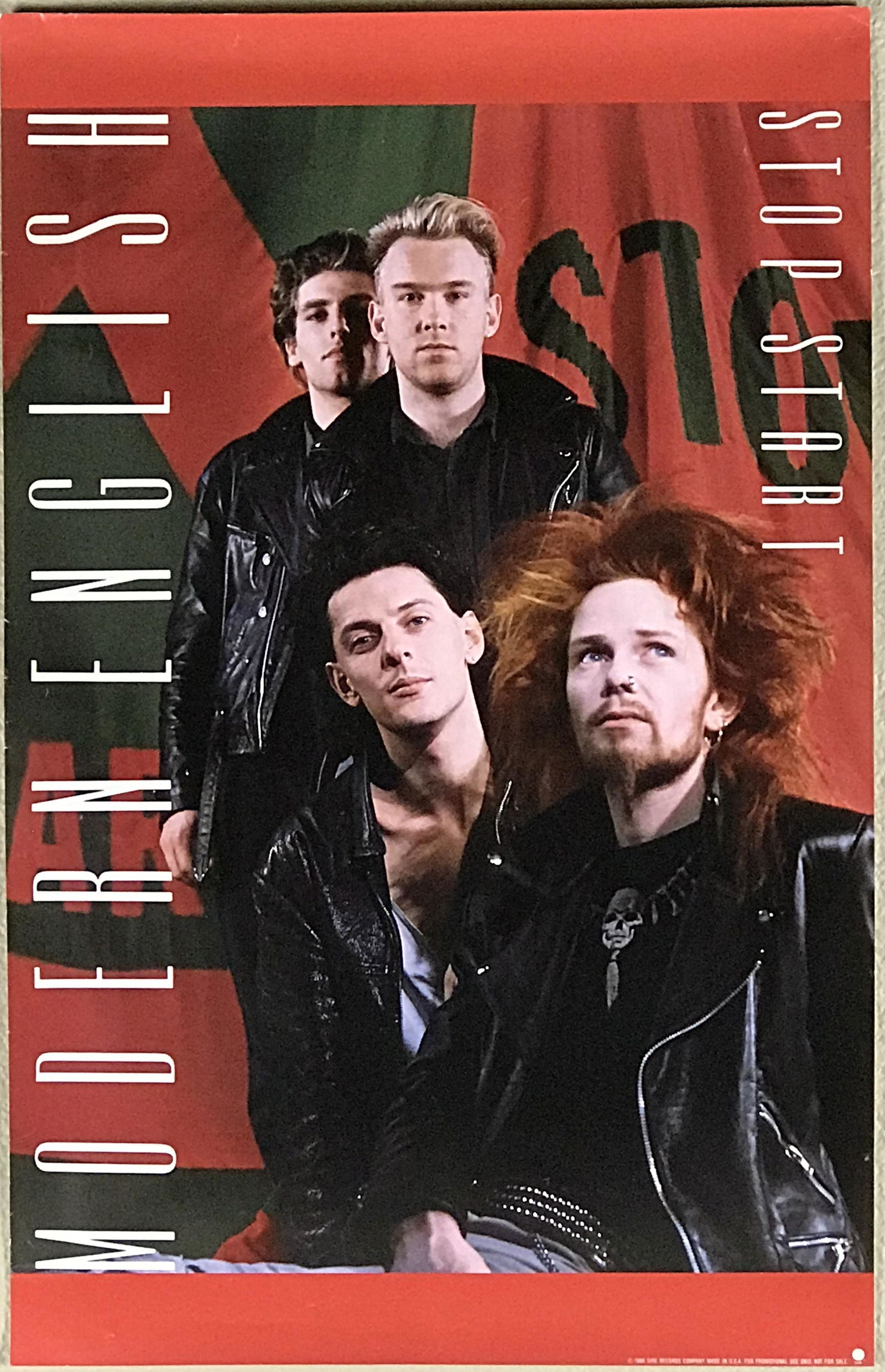 Modern English 1986 Promo Poster (1 of 2)