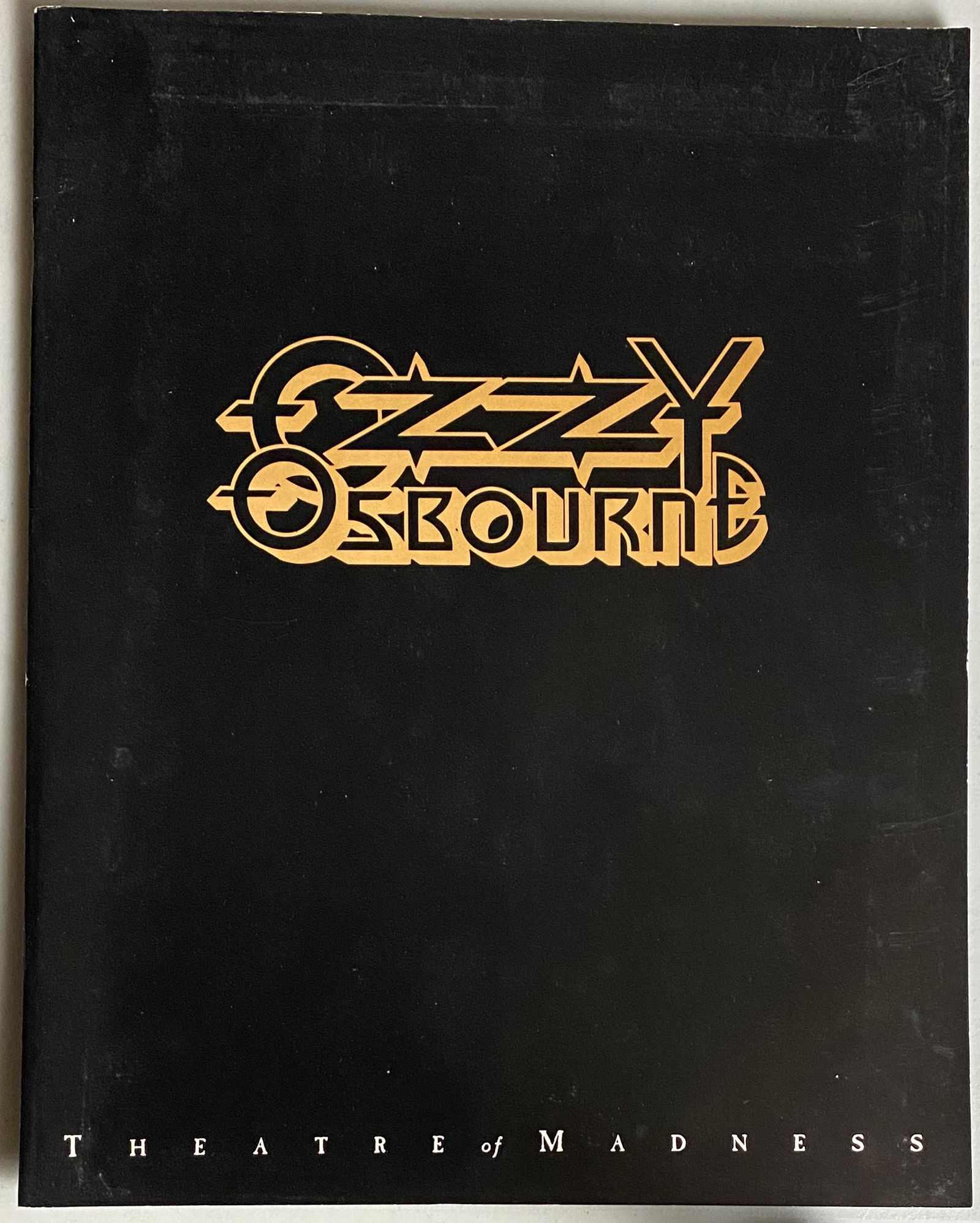 Ozzy Osbourne 1992 Theatre Of Madness Tour Book