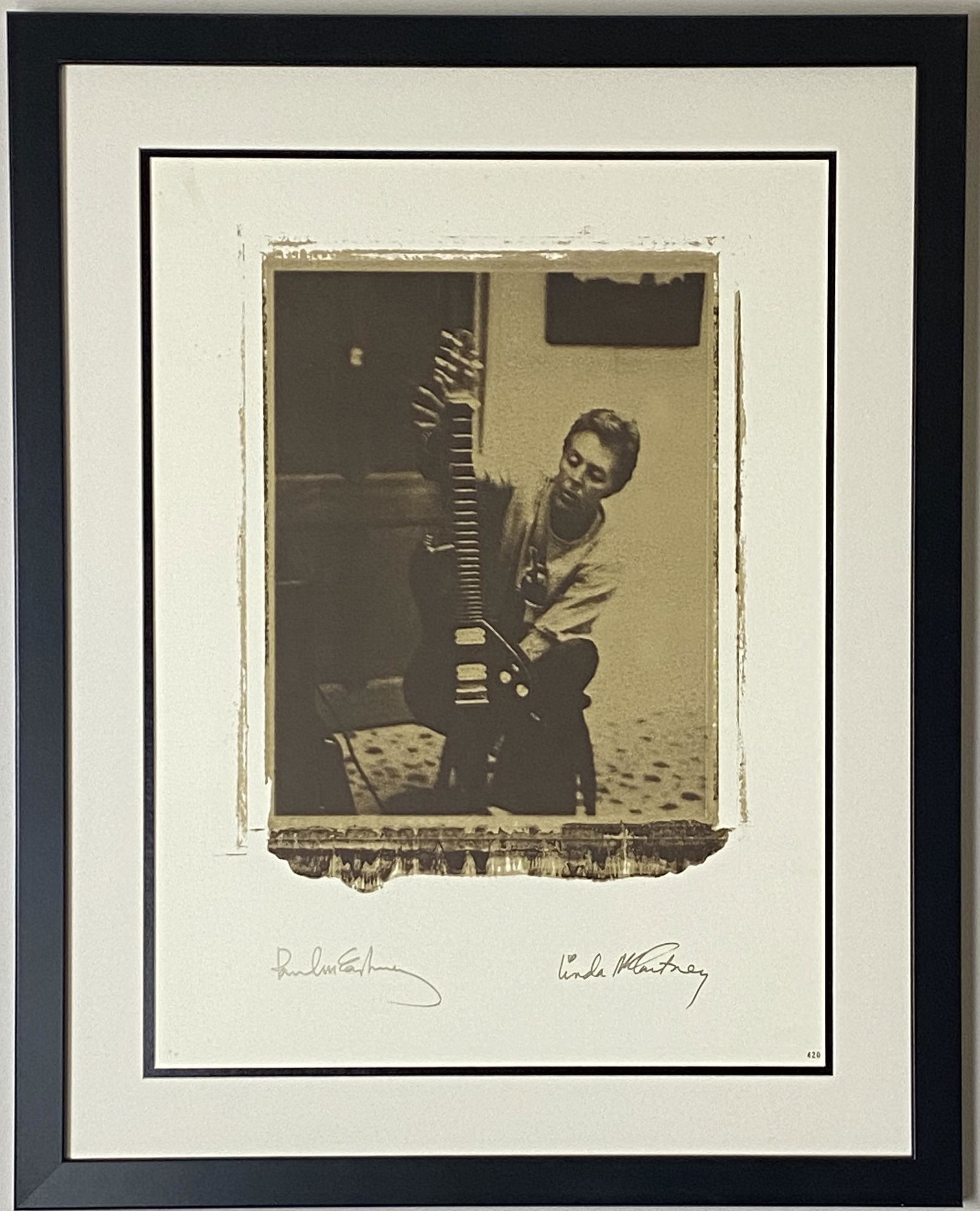 Paul & Linda McCartney Plate-signed Lithograph (1 of 5)
