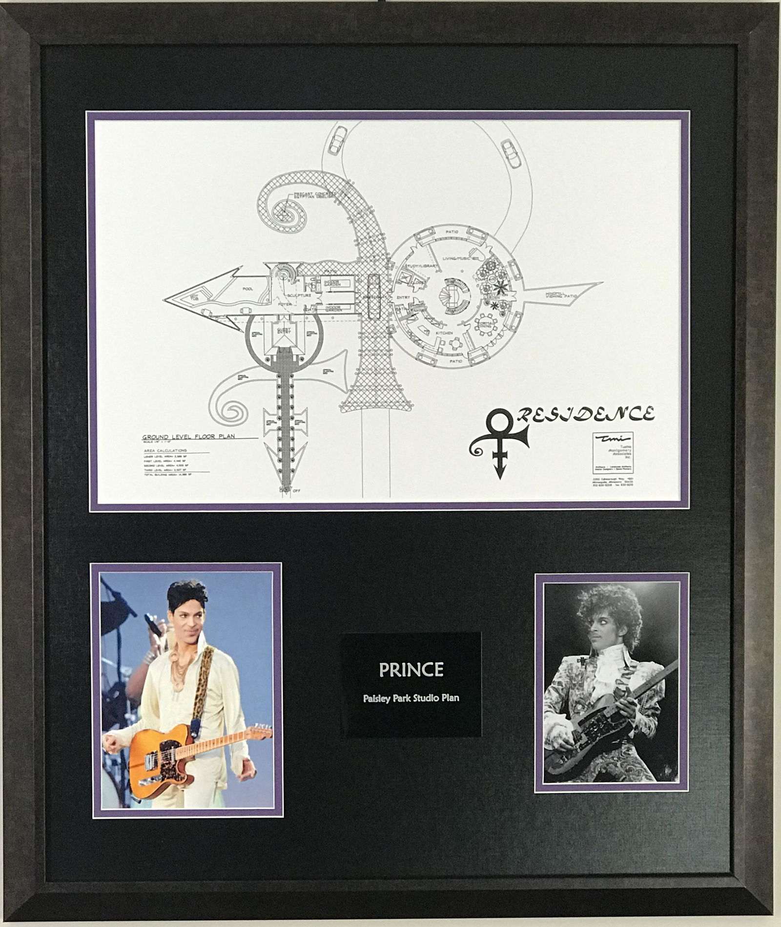 Prince Paisley Park Studio Plan Collage (1 of 4)