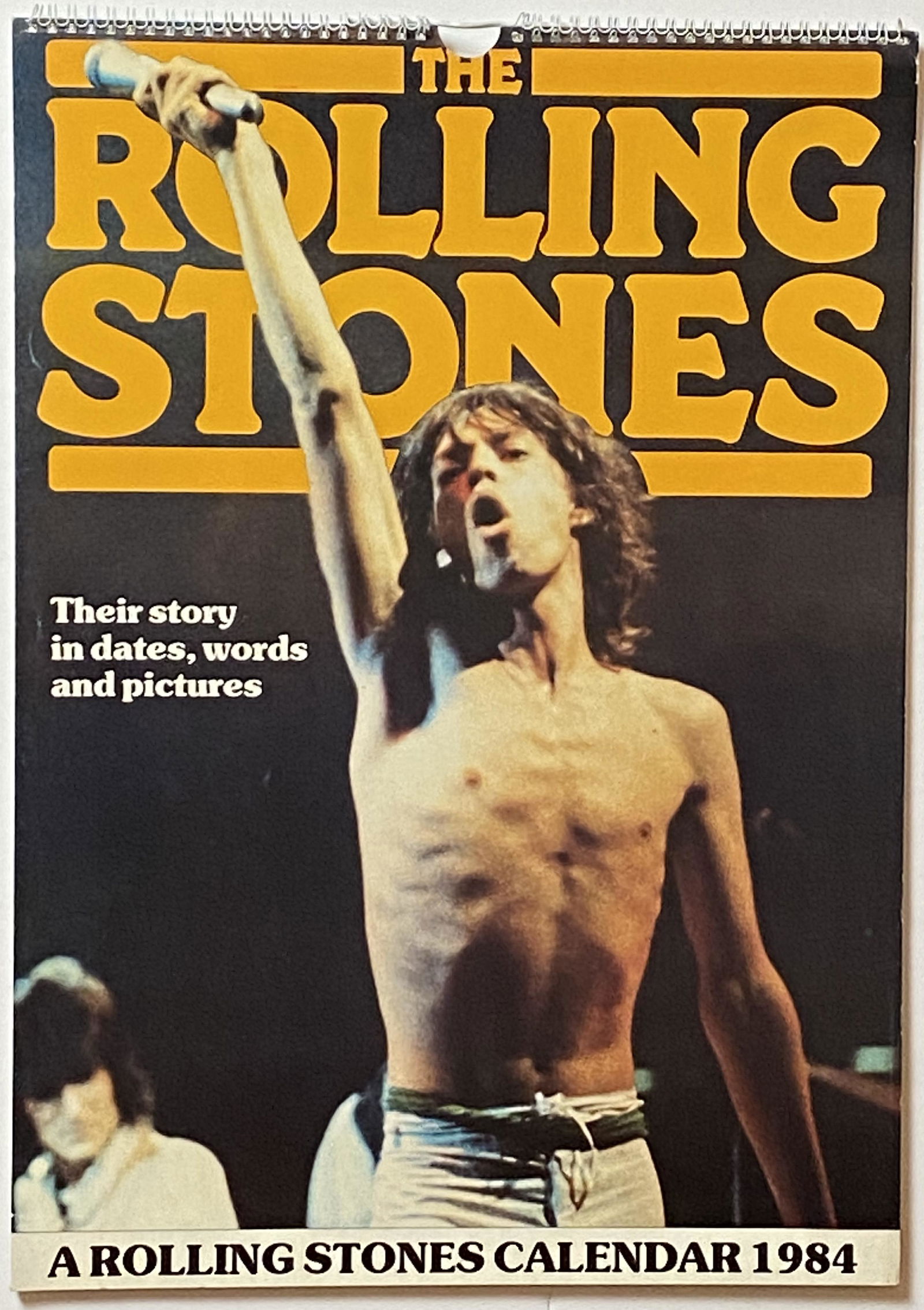 Rolling Stones 1984 Vintage Calendar (1 of 2)