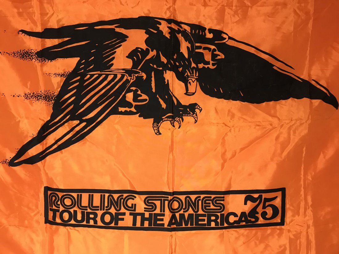 Rolling Stones Original 1975 Tour Of Americas Flag (1 of 3)