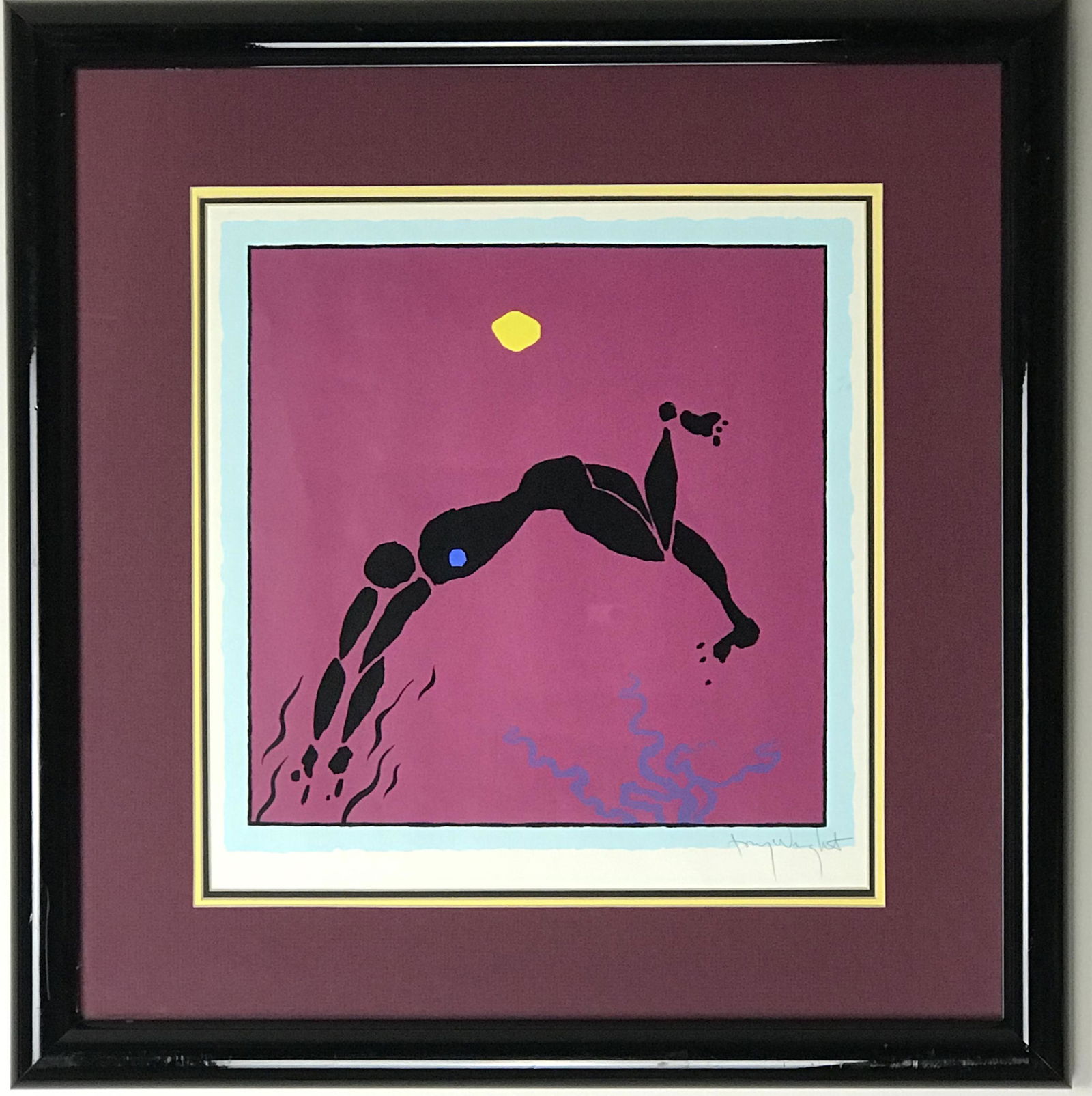 Steve Winwood Arc Of A Diver 1980 Alt Art artist-signed (1 of 4)