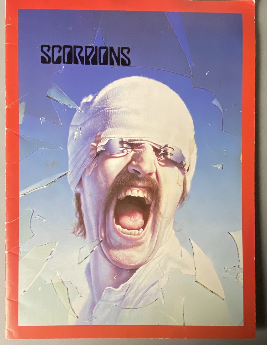 Scorpions 1982 Black Out Concert Tour Program (1 of 3)