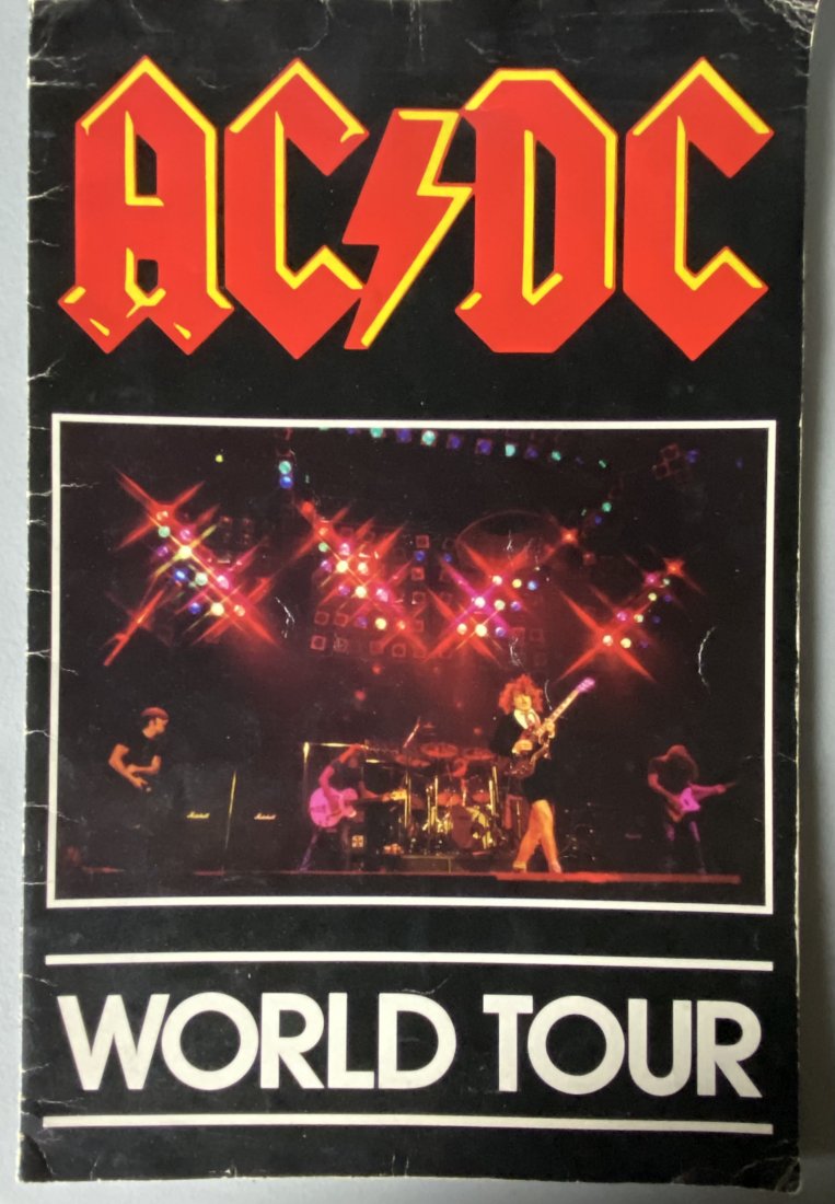 AC/DC 1980 Back In Black Concert Tour Program (1 of 4)