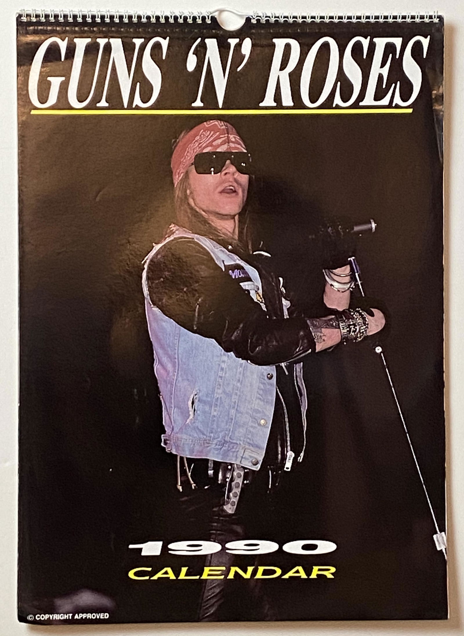 Guns N Roses 1990 Vintage Calendar (1 of 2)
