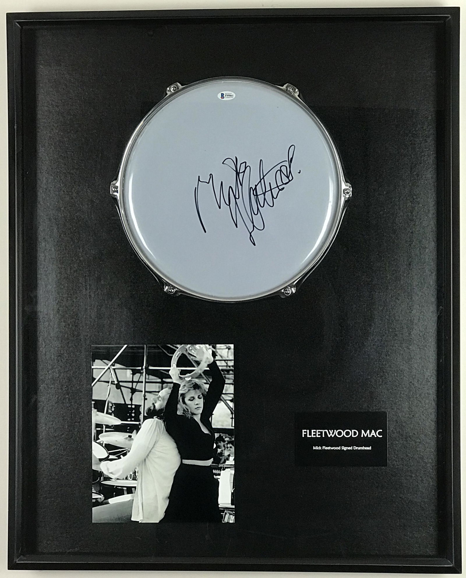 Fleetwood Mac Collage Signed by Mick Fleetwood (1 of 8)