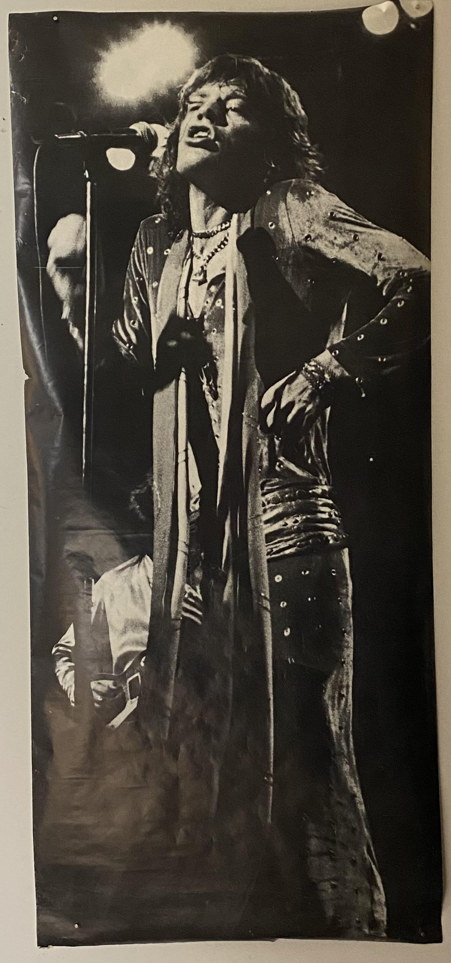 Rolling Stones Mick Jagger Vintage 1980s Poster (1 of 2)