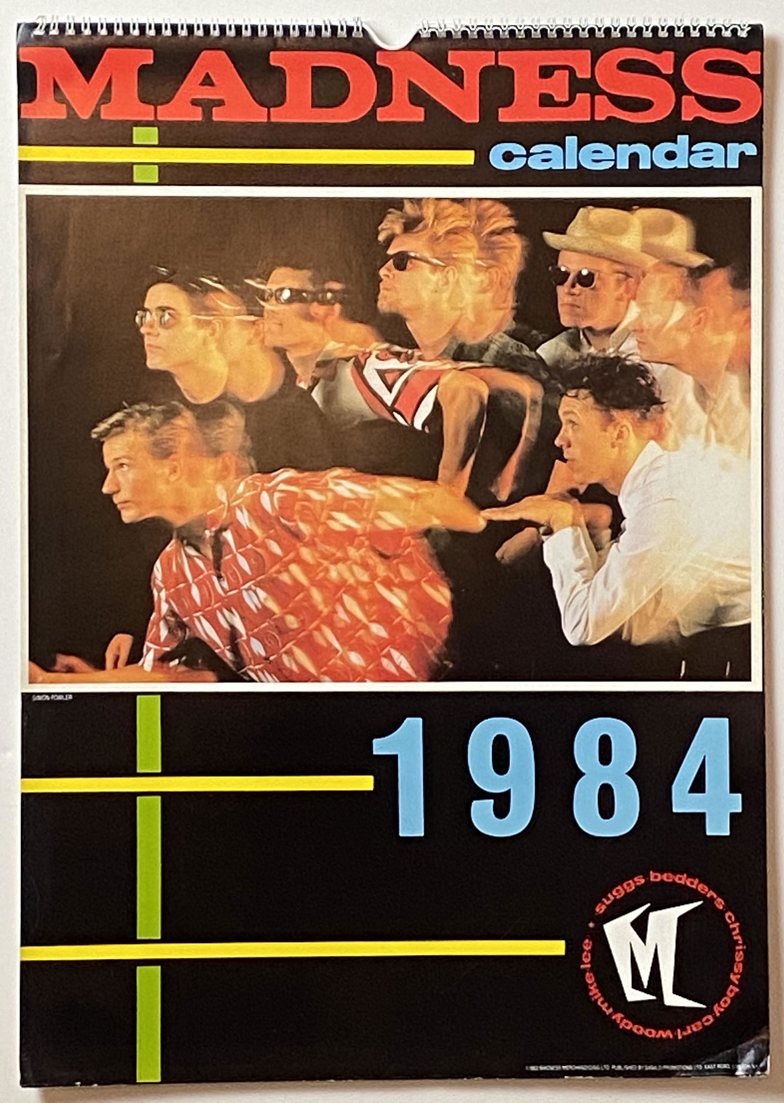 Madness 1984 Vintage Calendar (1 of 2)