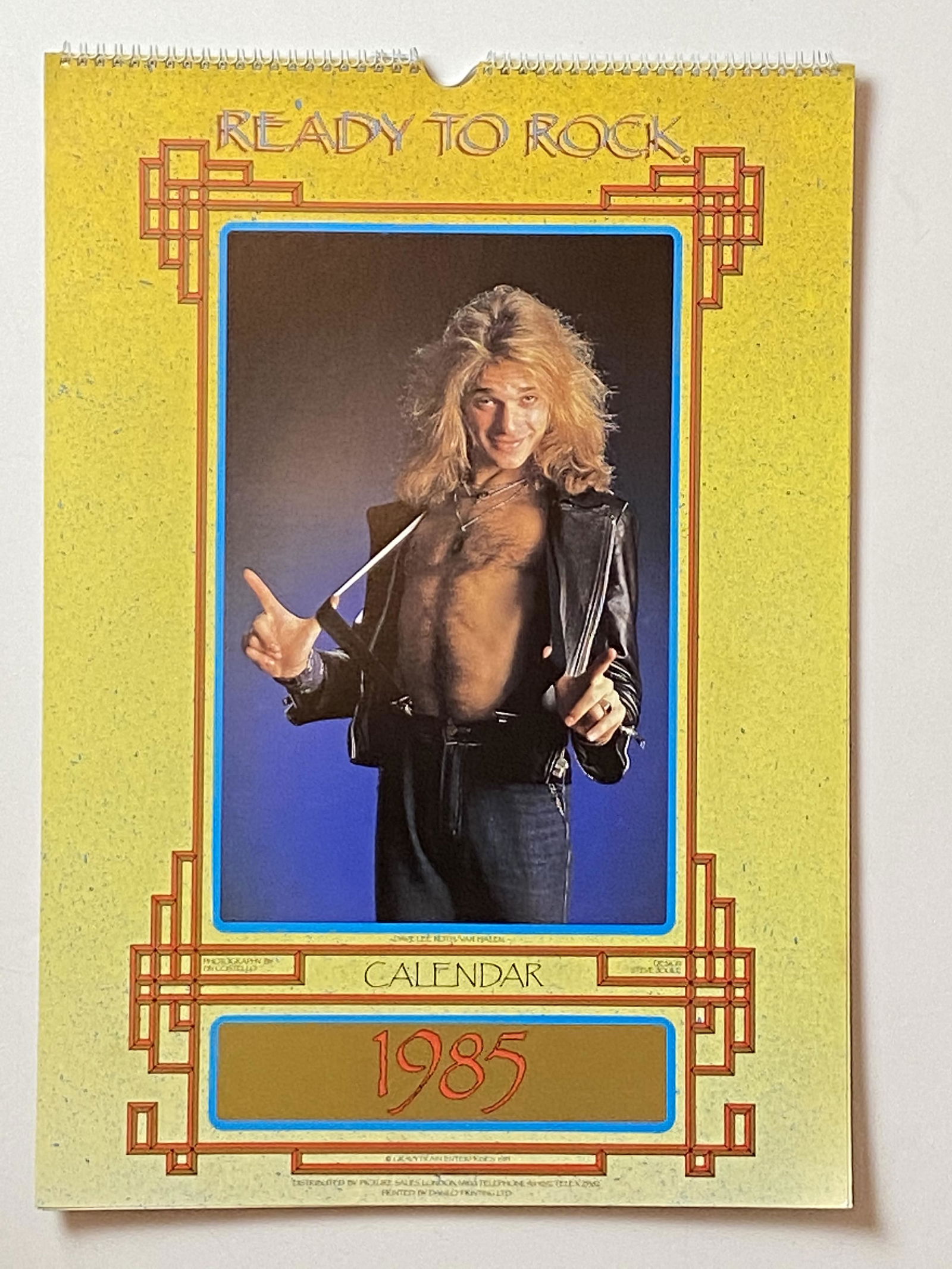 David Lee Roth Vintage 1985 Calendar (1 of 2)