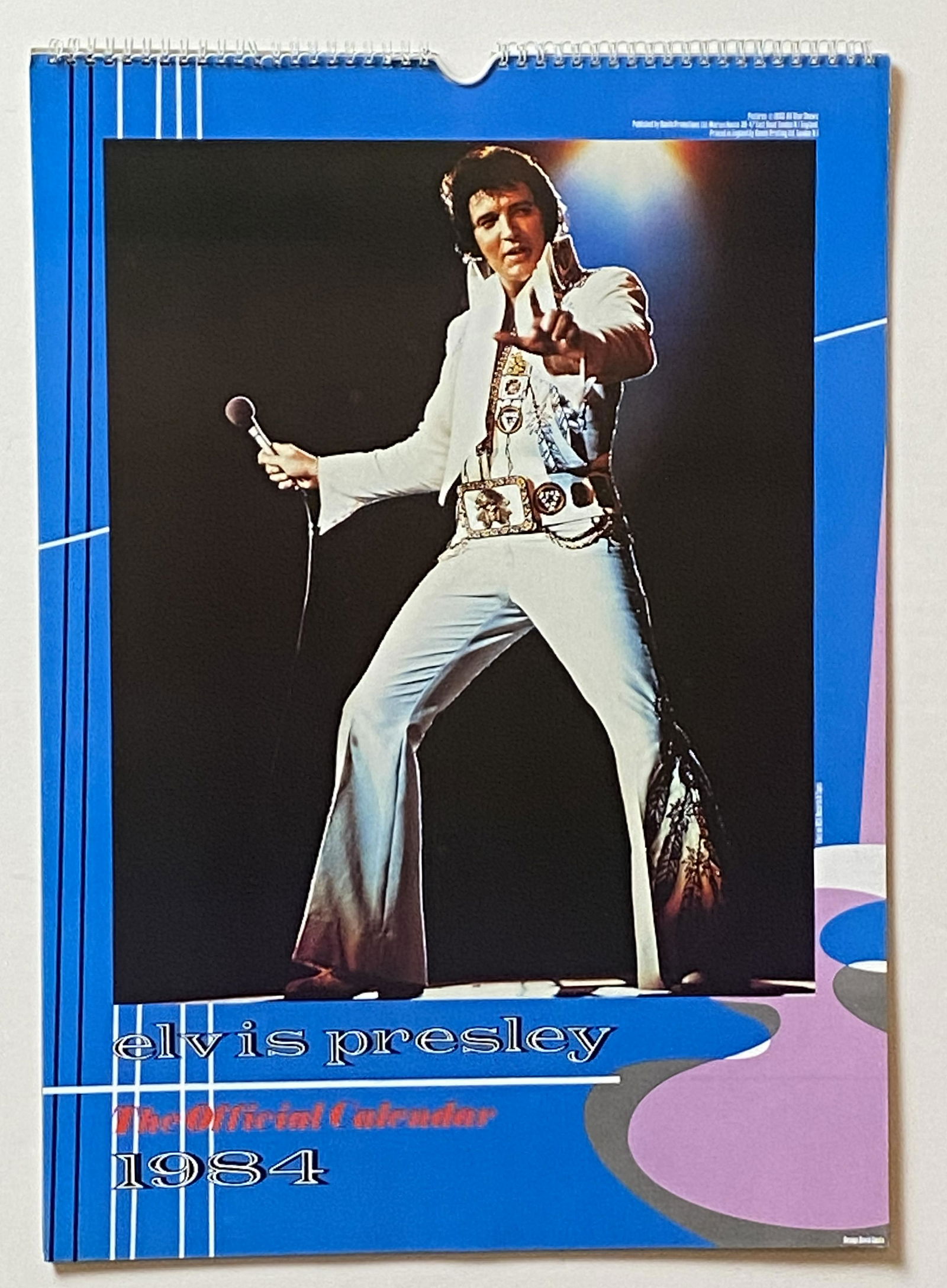 Elvis 1984 Calendar (1 of 2)