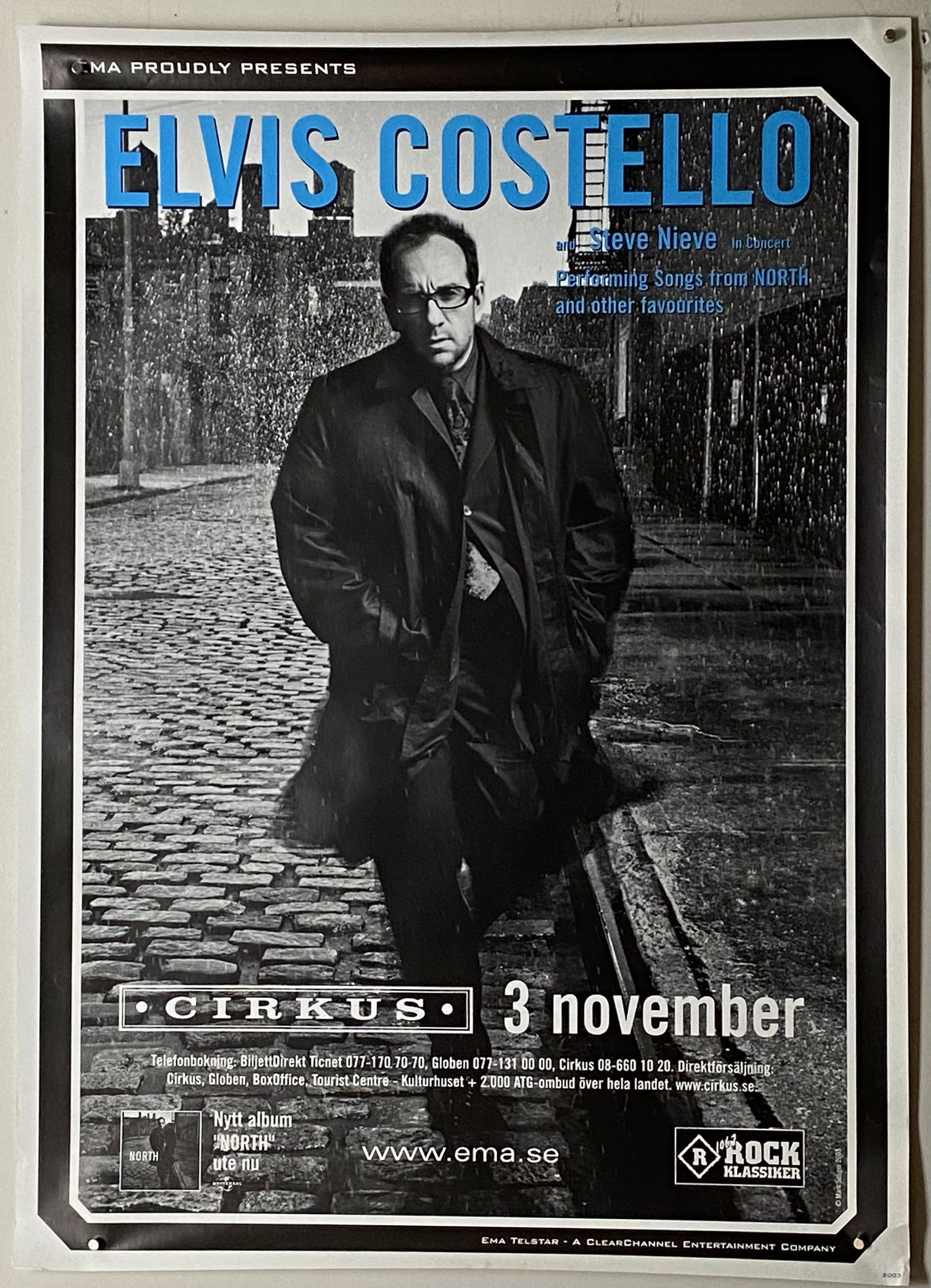 Elvis Costello 2003 Promo Poster (1 of 3)