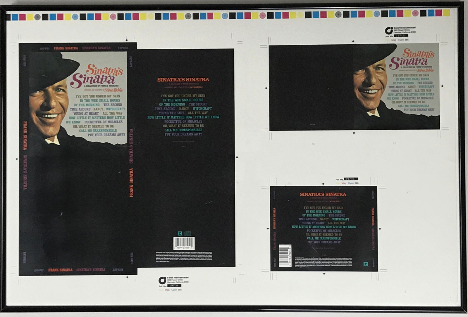 Frank Sinatra Sinatra's Sinatra Album Art Proof (1 of 7)