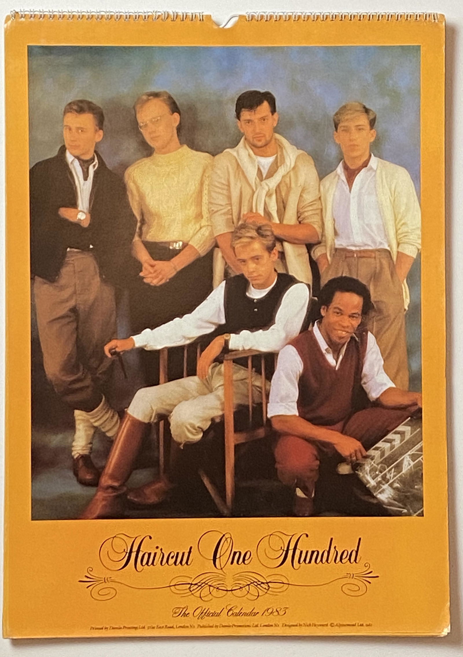 Haircut One Hundred 1983 Vintage Calendar (1 of 2)