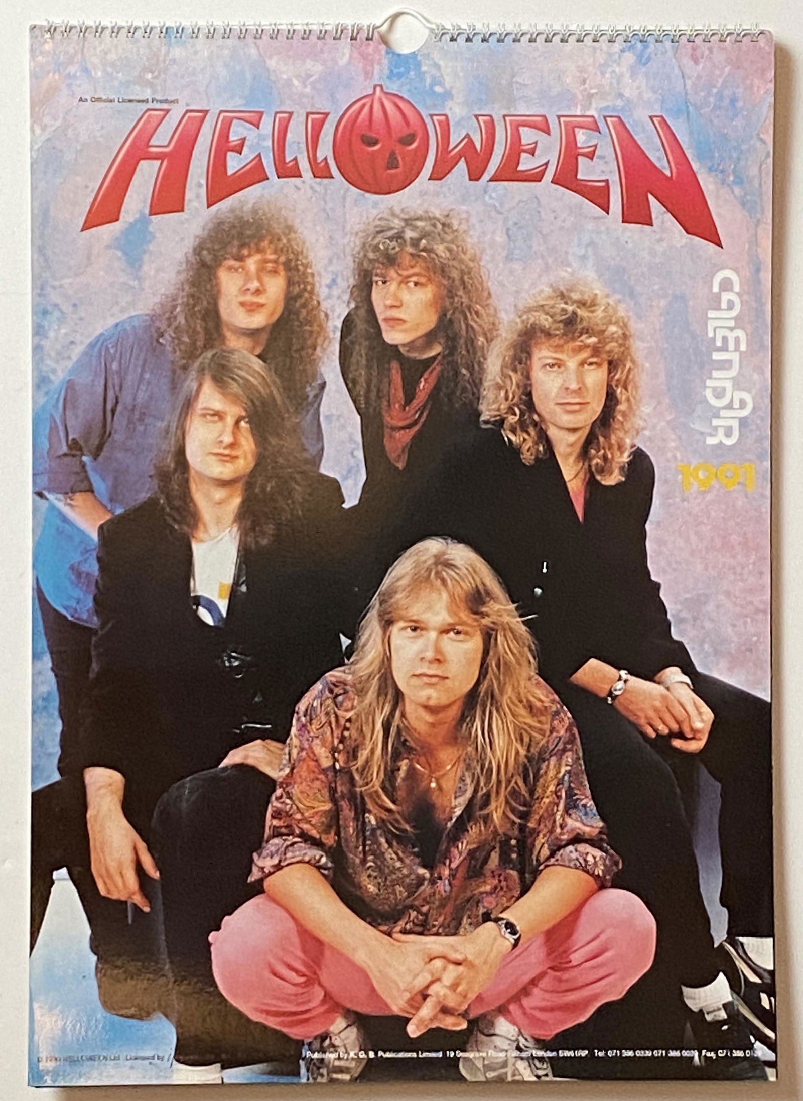 Helloween 1991 Vintage Calendar (1 of 2)