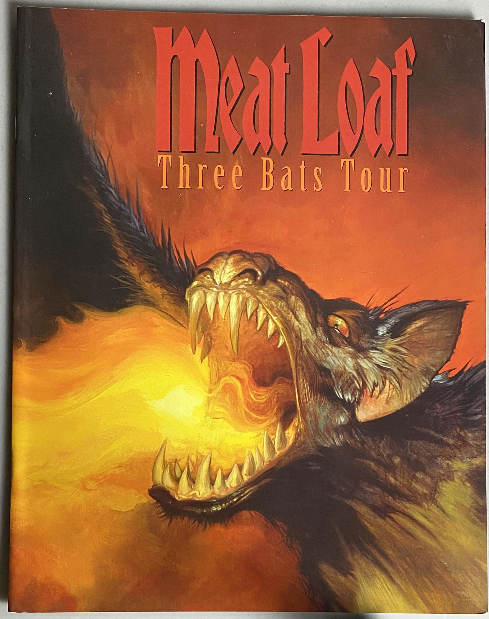 Meat Loaf 2007 Three Bats Tour Concert Program (1 of 3)
