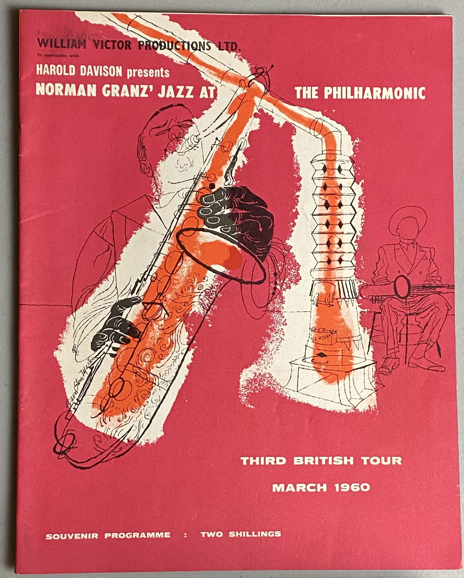 Norman Granz' Jazz 1960 Tour Program (1 of 3)