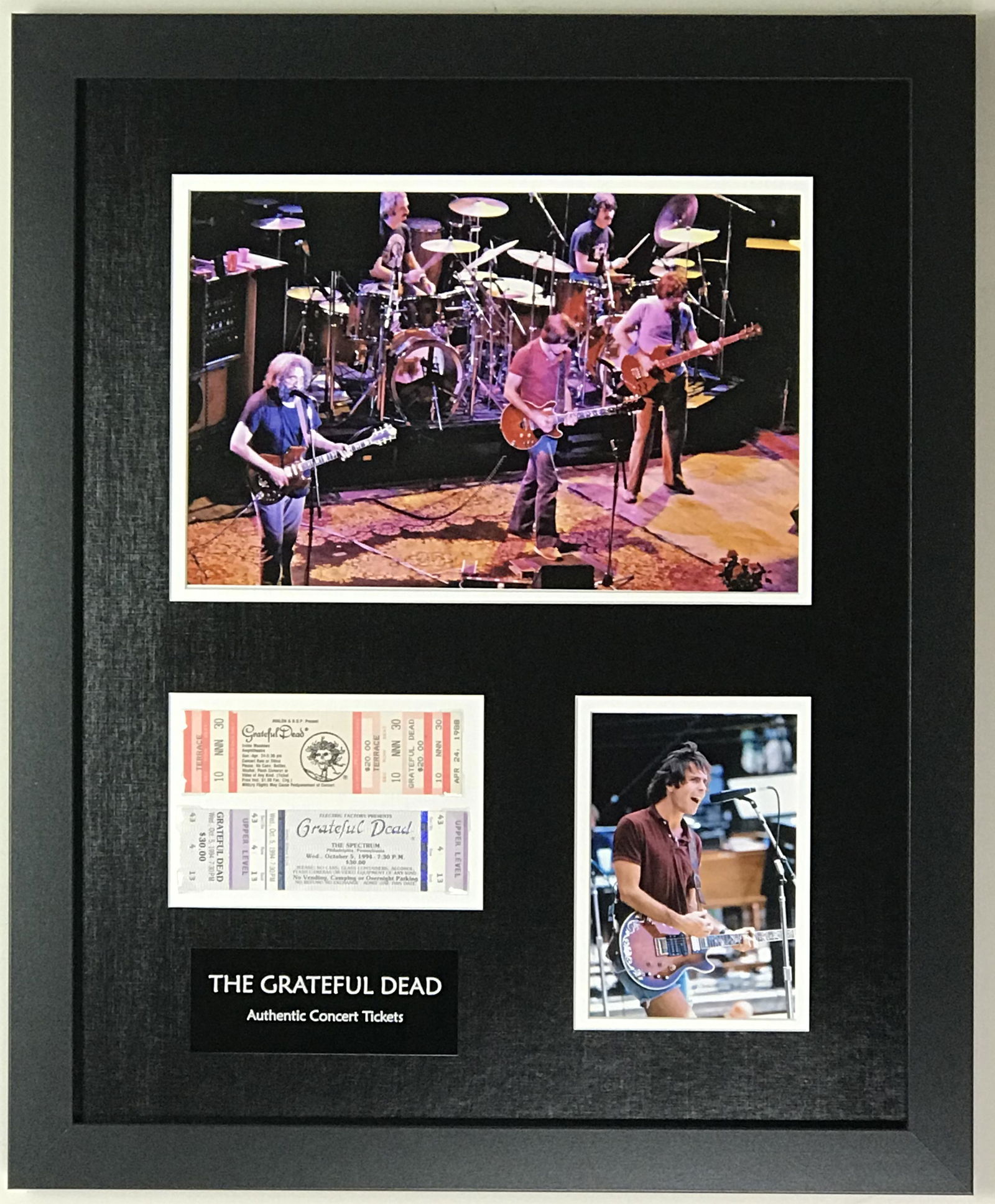 The Grateful Dead Vintage Ticket Collage (1 of 4)