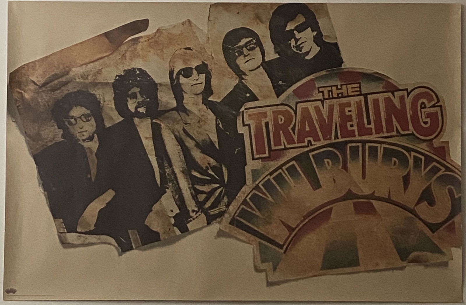 Traveling Wilburys Litho Style 1988 Promo Poster (1 of 3)
