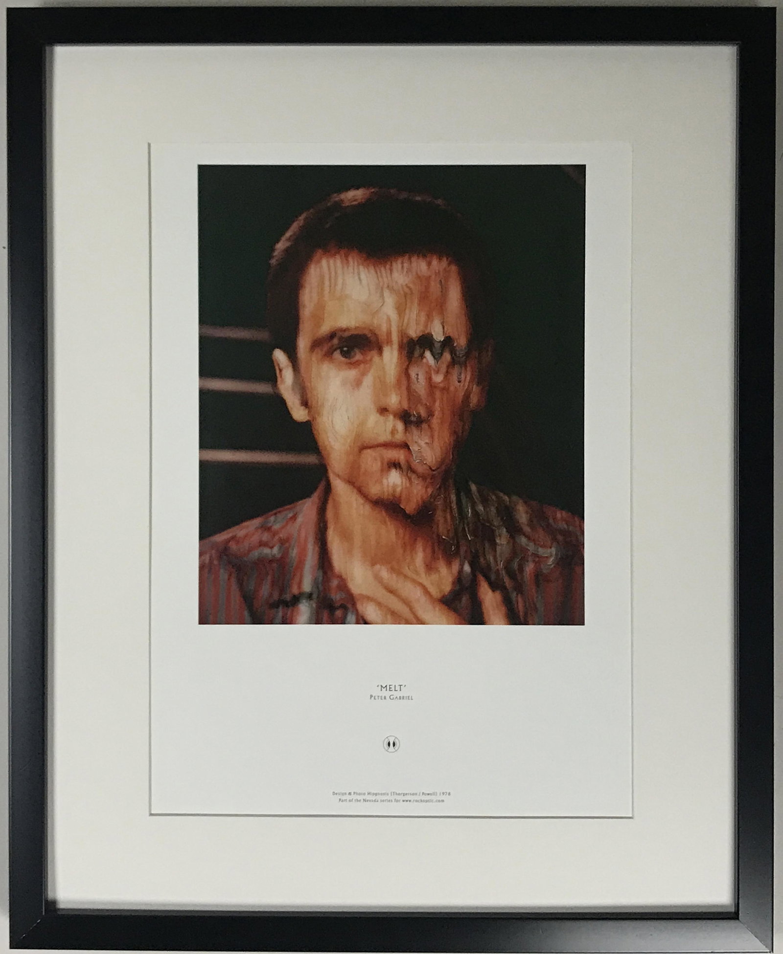 Peter Gabriel III (Melt) Hipgnosis lithograph (1 of 3)