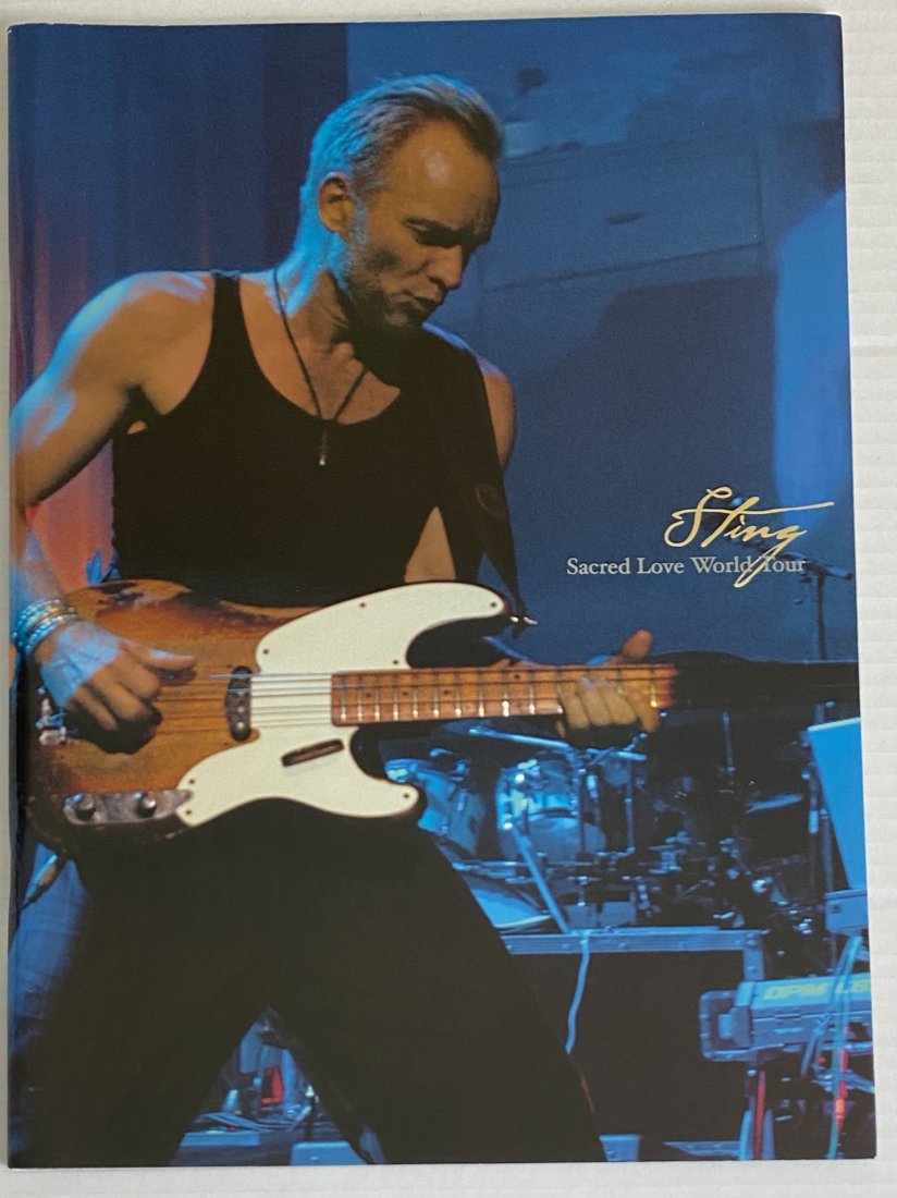Sting Sacred Love World Tour Program 2004 (1 of 3)