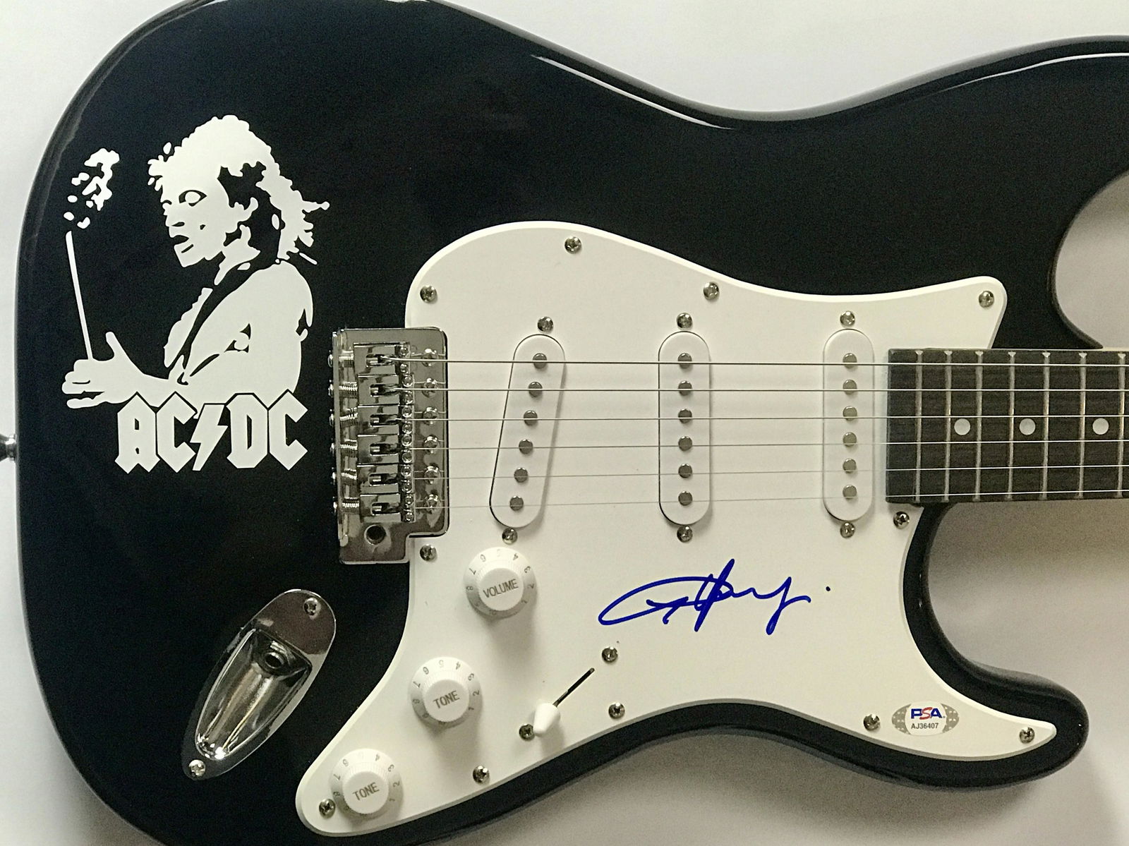AC/DC Angus Young Signed Guitar w/PSA COA (1 of 6)